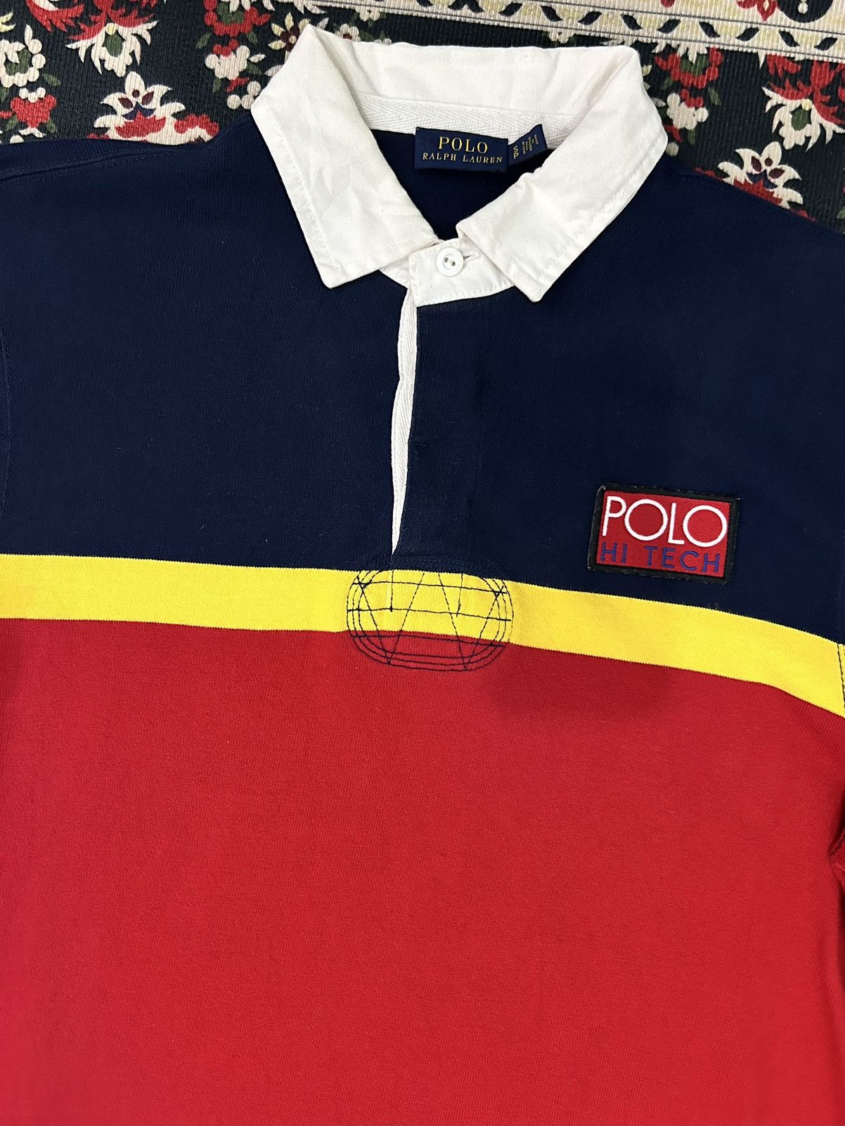 Vtg 90s Polo Rugby Hi Tech