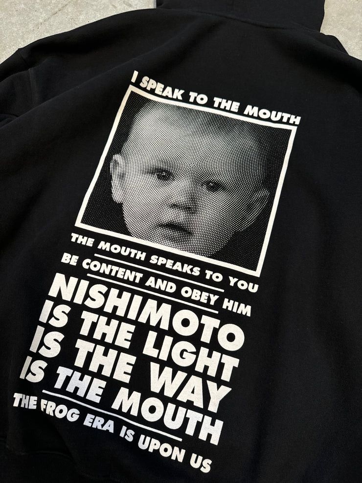 Japanese Brand Nishimoto Is The Mouth Black Hoodie Size US L / EU 52-54 / 3 - 4 Thumbnail