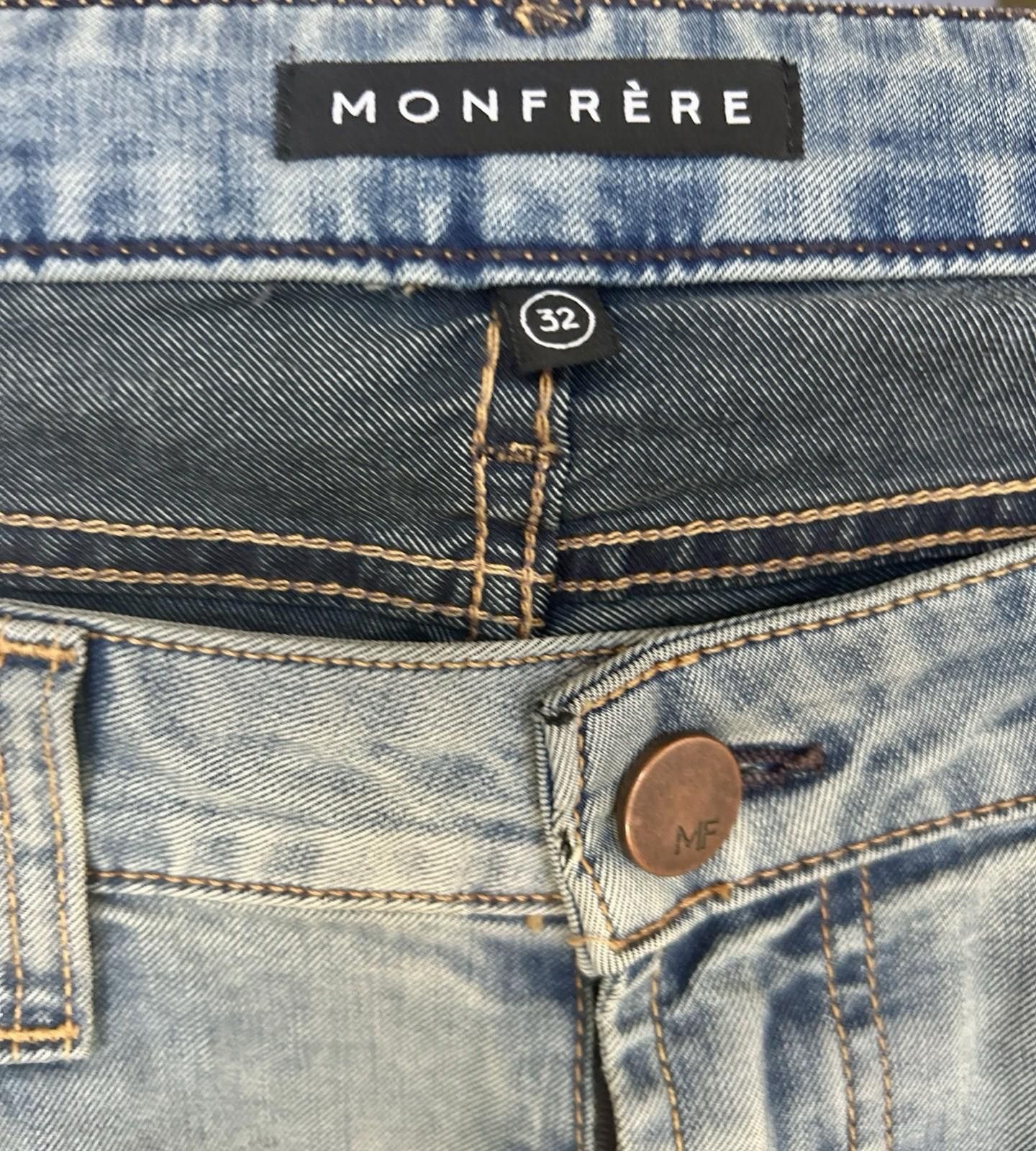 MONFRERE Monfrere Men Jeans 32 blue Light Wash, USA made, Japan denim Size US 32 / EU 48 - 4 Thumbnail