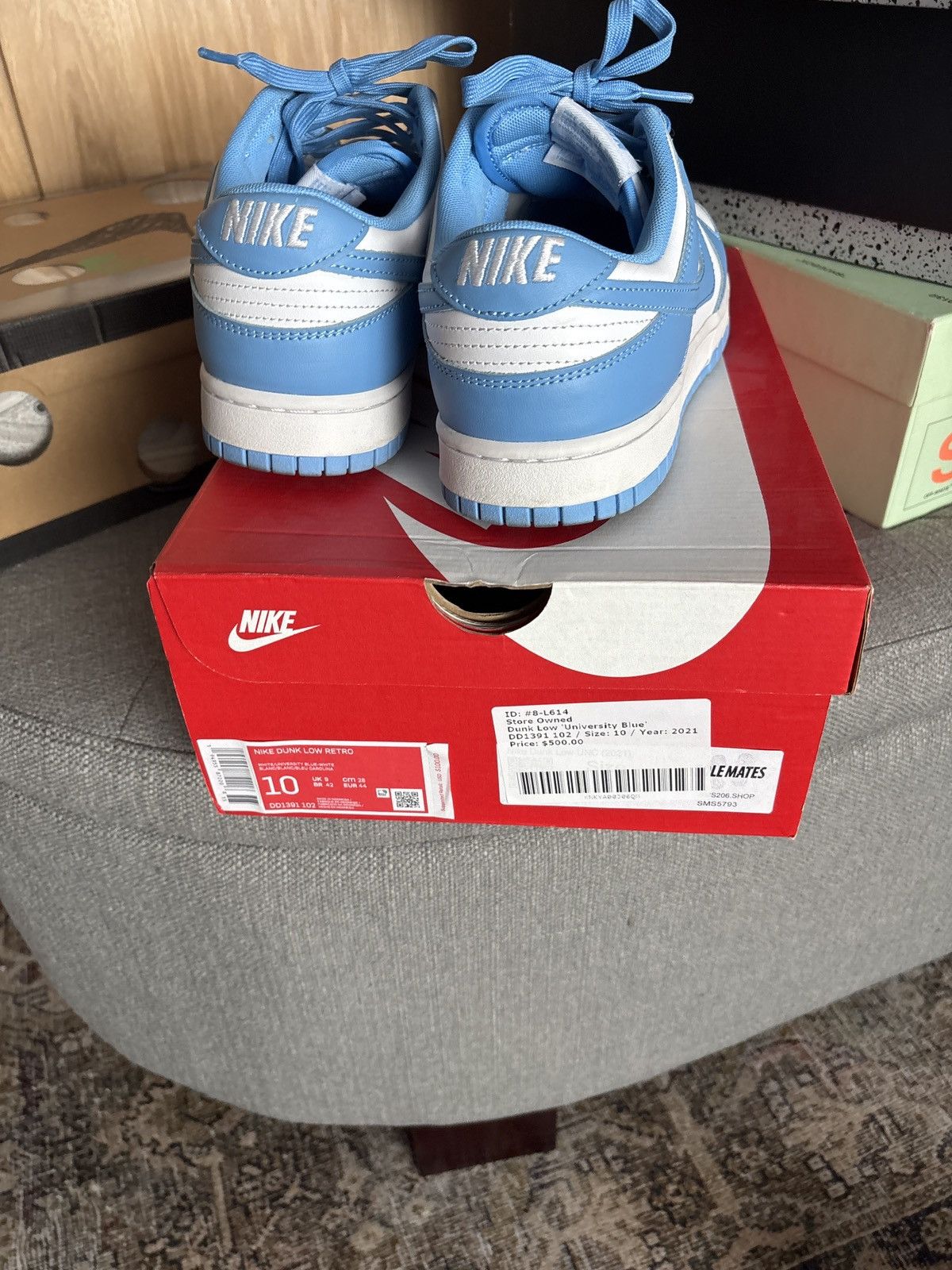 Nike Nike Dunk University Blue Size US 10 / EU 43 - 6 Thumbnail