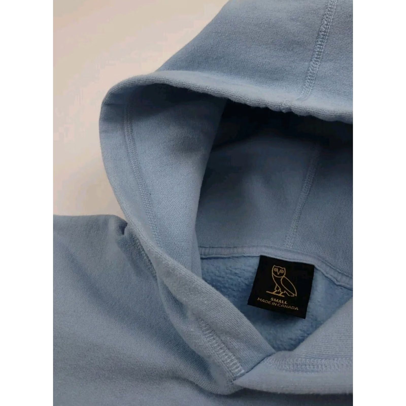 Vintage Rare Light Blue Owl Embroidered Canada OVO Hoodie Regular S Mens Size US S / EU 44-46 / 1 - 8 Thumbnail