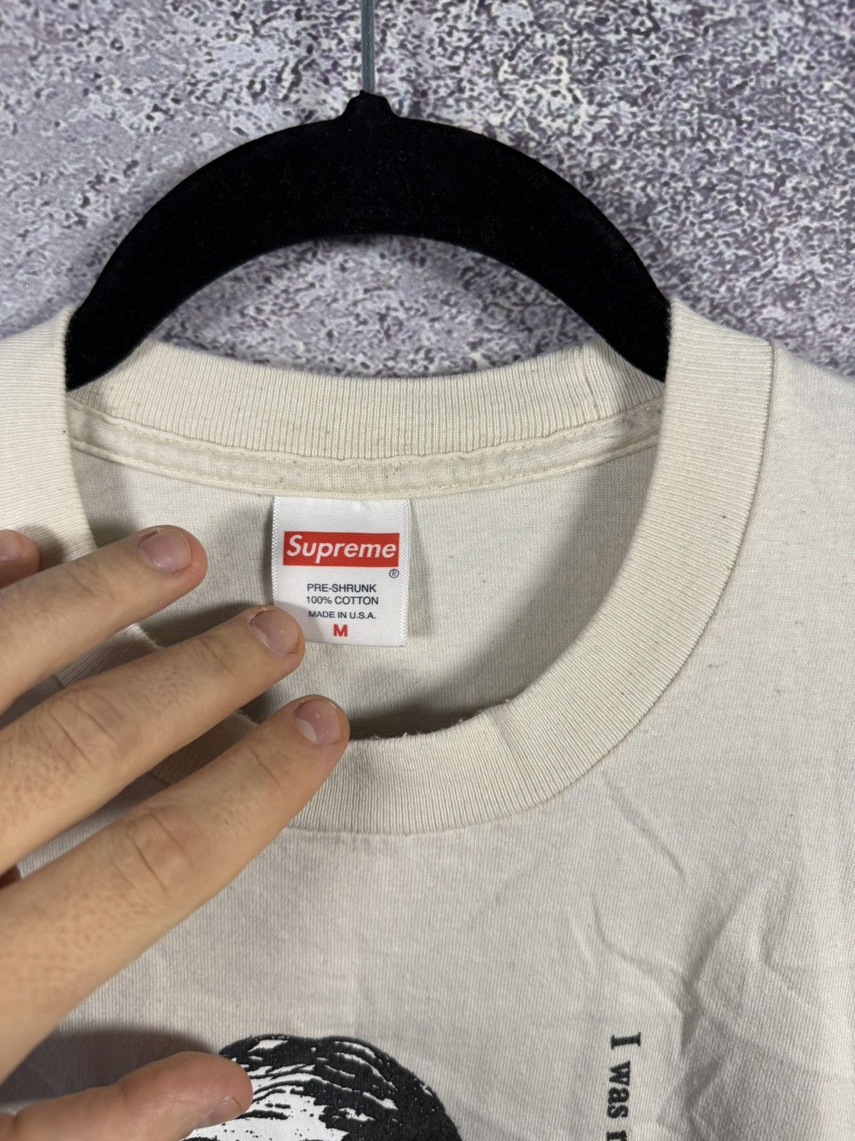 Supreme × Vintage Supreme Freaking Out Tee Beige Medium Authentic Streetwear Size US M / EU 48-50 / 2 - 6 Thumbnail