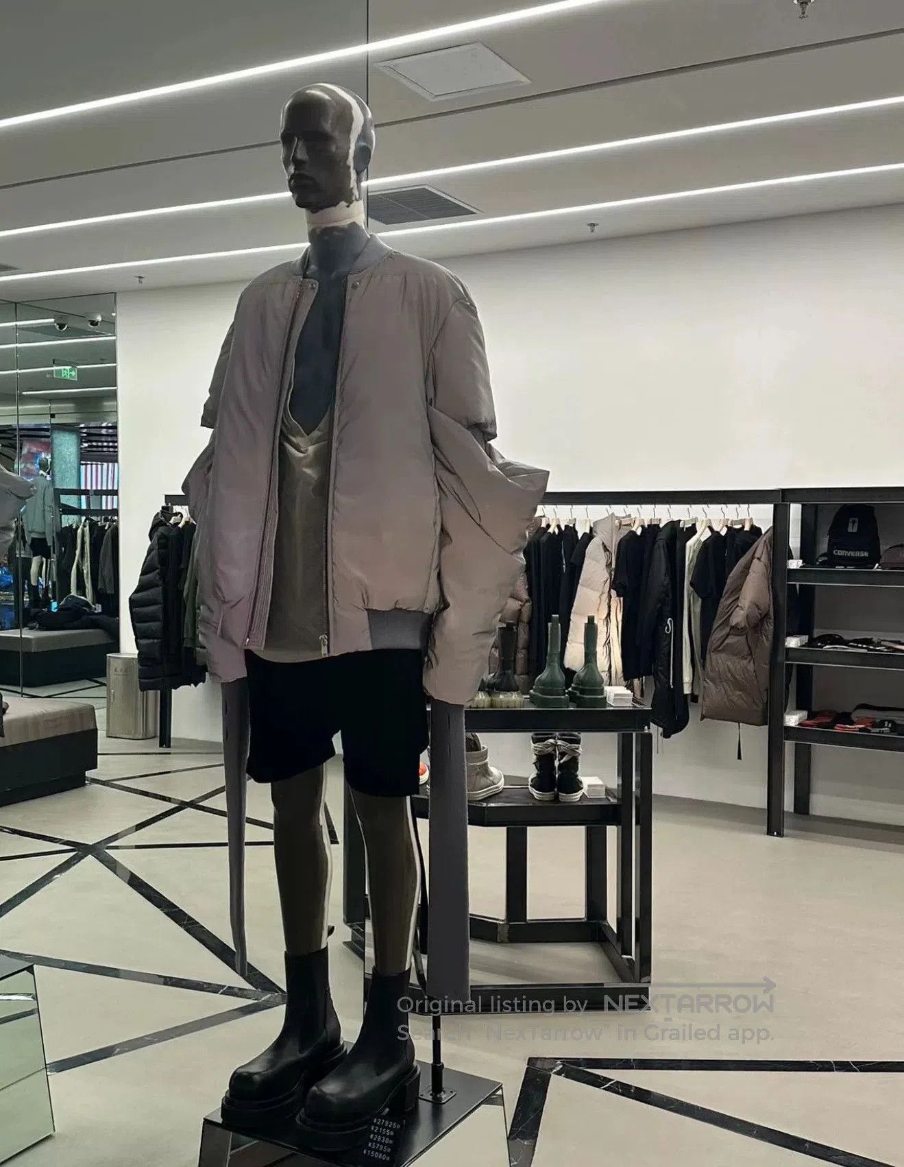 Rick Owens Rick Owens Stand Collar Zip Down Jacket. Size US M / EU 48-50 / 2 - 5 Thumbnail