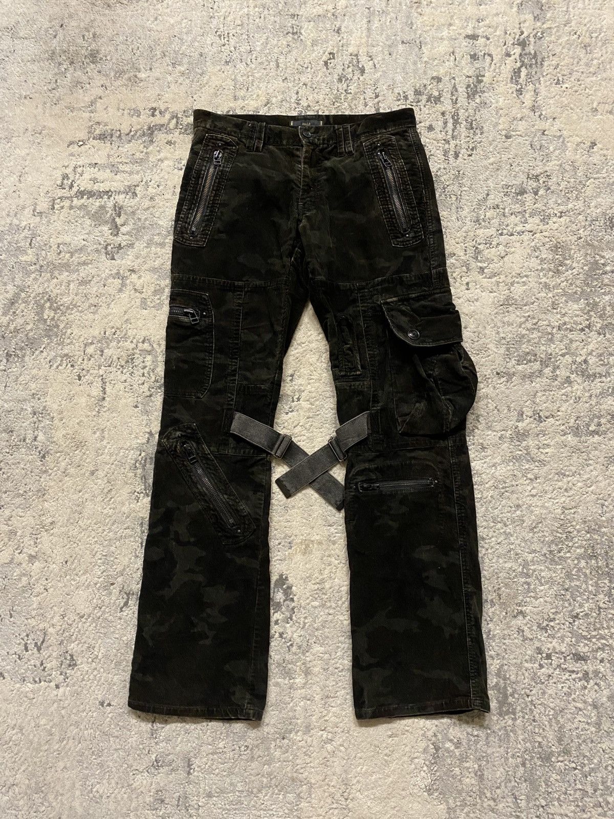 Halb - Camo Bondage Cargo Pants