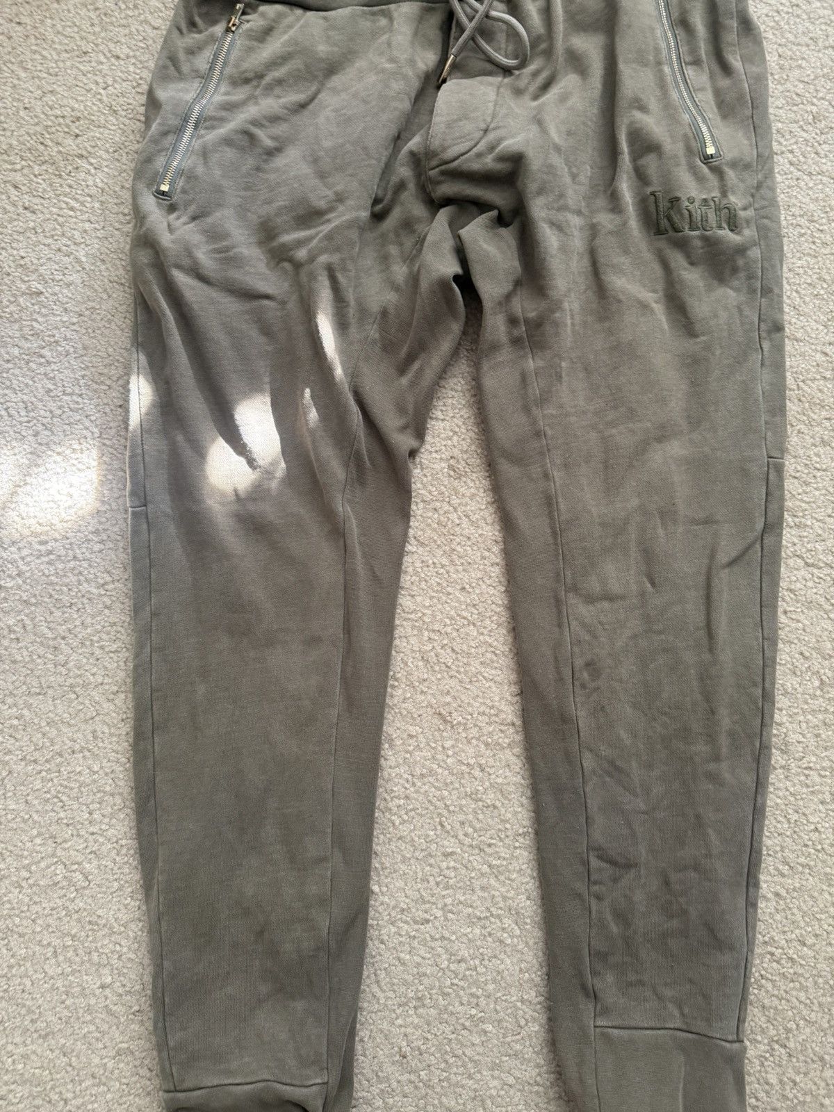 Kith Kith Bleecker Sweatpant - Olive - XL Size US 36 / EU 52 - 2 Thumbnail
