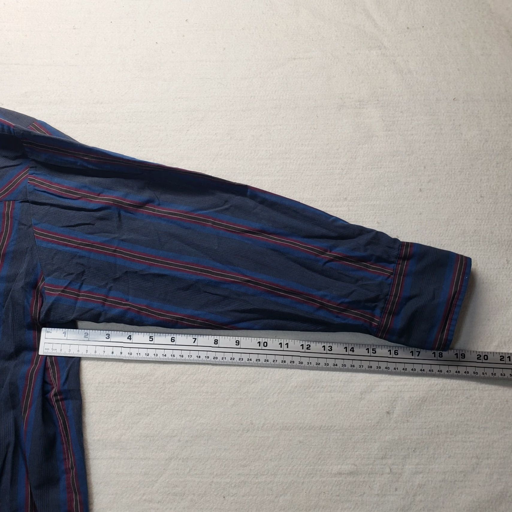 Vintage VINTAGE Plainsman Shirt Black 2X Men Striped Western Pearl Snap Knit Polyester 18-18.5 Easy Care Pockets Size US XXL / EU 58 / 5 - 7 Thumbnail