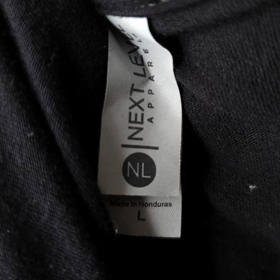 Next Level Amour Maurice T Shirt Mens Size Large Black Solid Crew Neck Short Sleeve Nike Next Level T-Shirt? Size US L / EU 52-54 / 3 - 7 Thumbnail