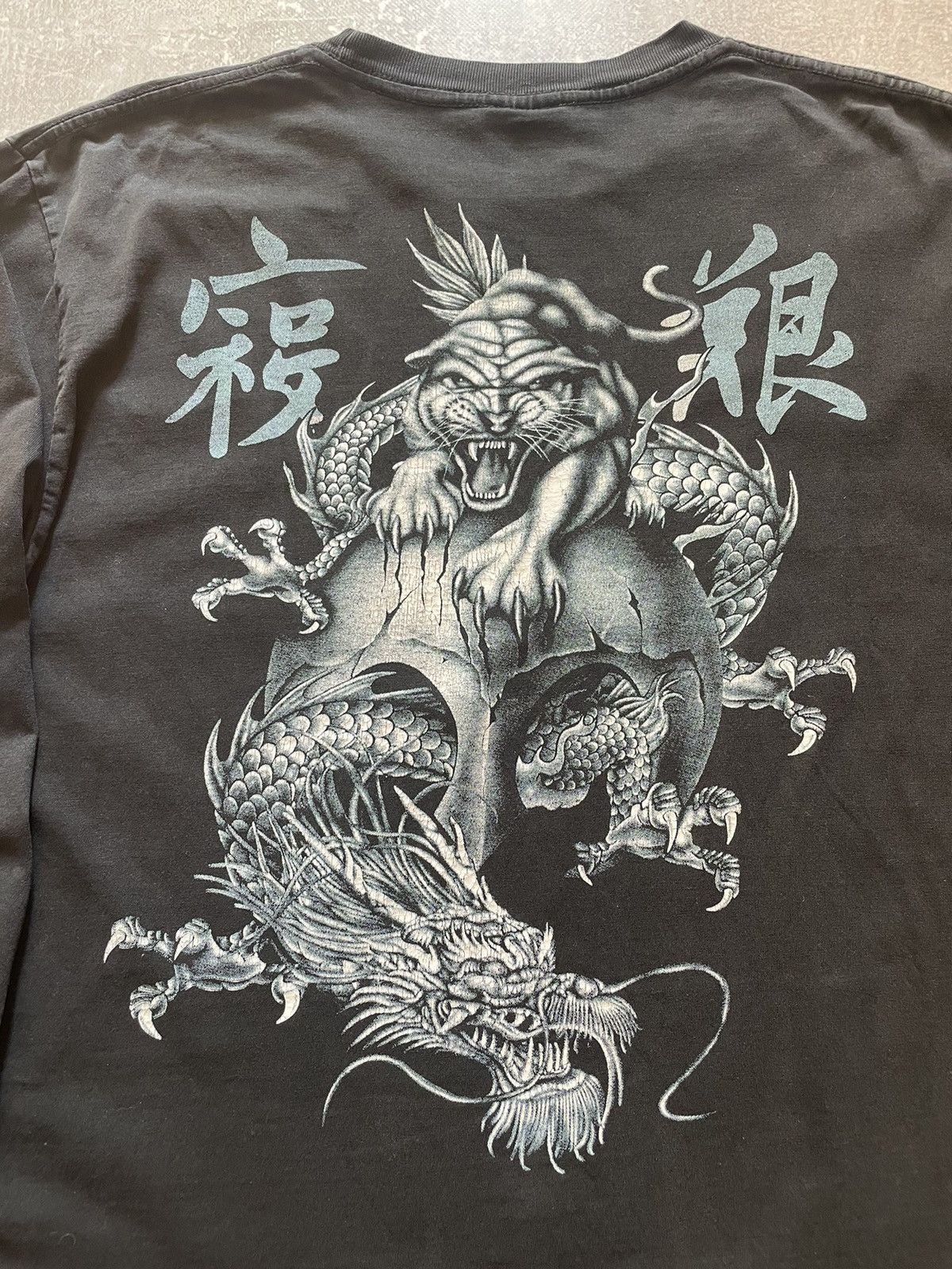 Affliction × JNCO Vintage Affliction Style Dragon 🐉 Long Sleeve Shirt Size US XL / EU 56 / 4 - 3 Thumbnail