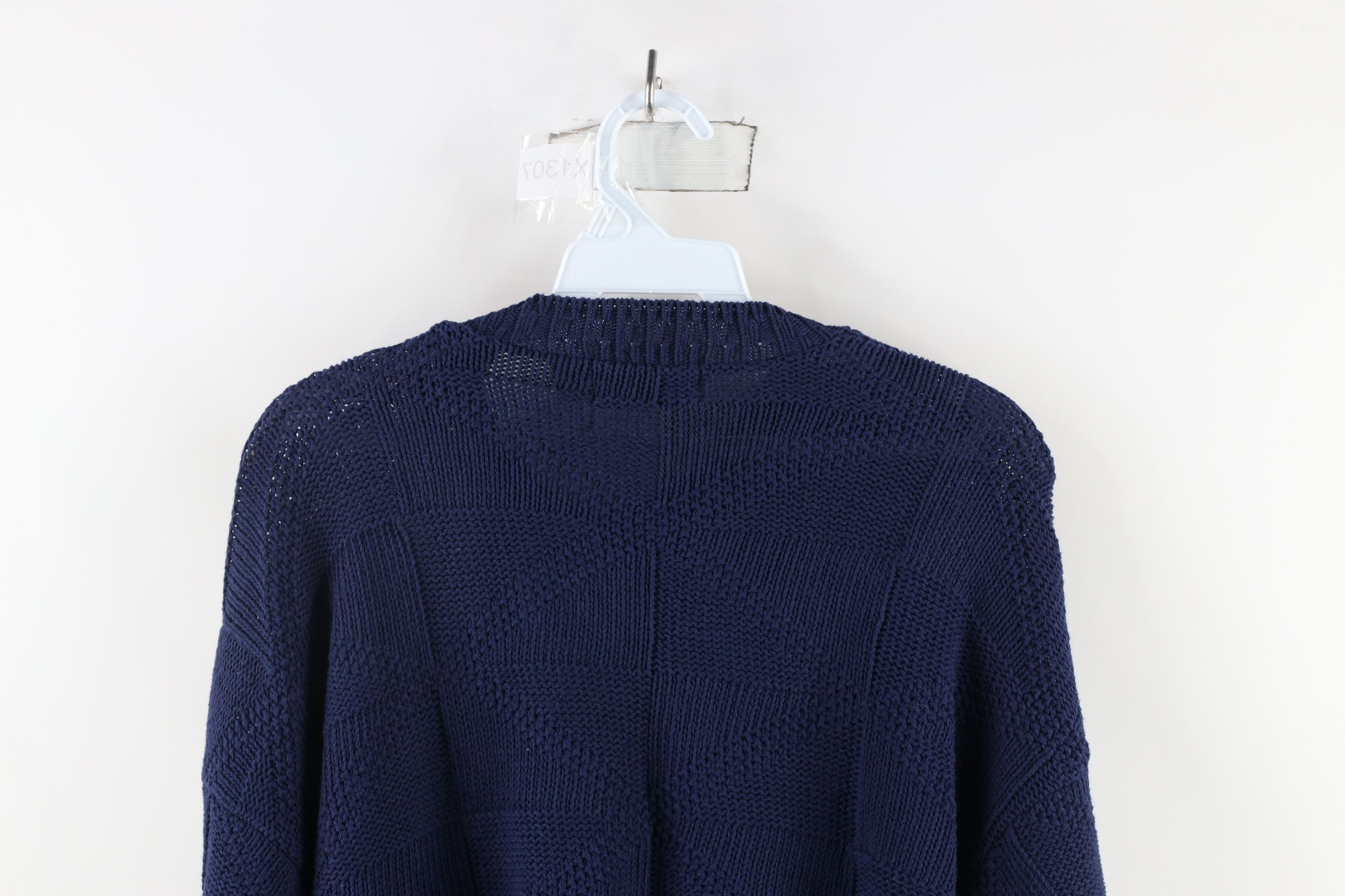 Vintage Vintage 90s Streetwear Cotton Knit Grandpa Sweater USA Size US XL / EU 56 / 4 - 7 Thumbnail