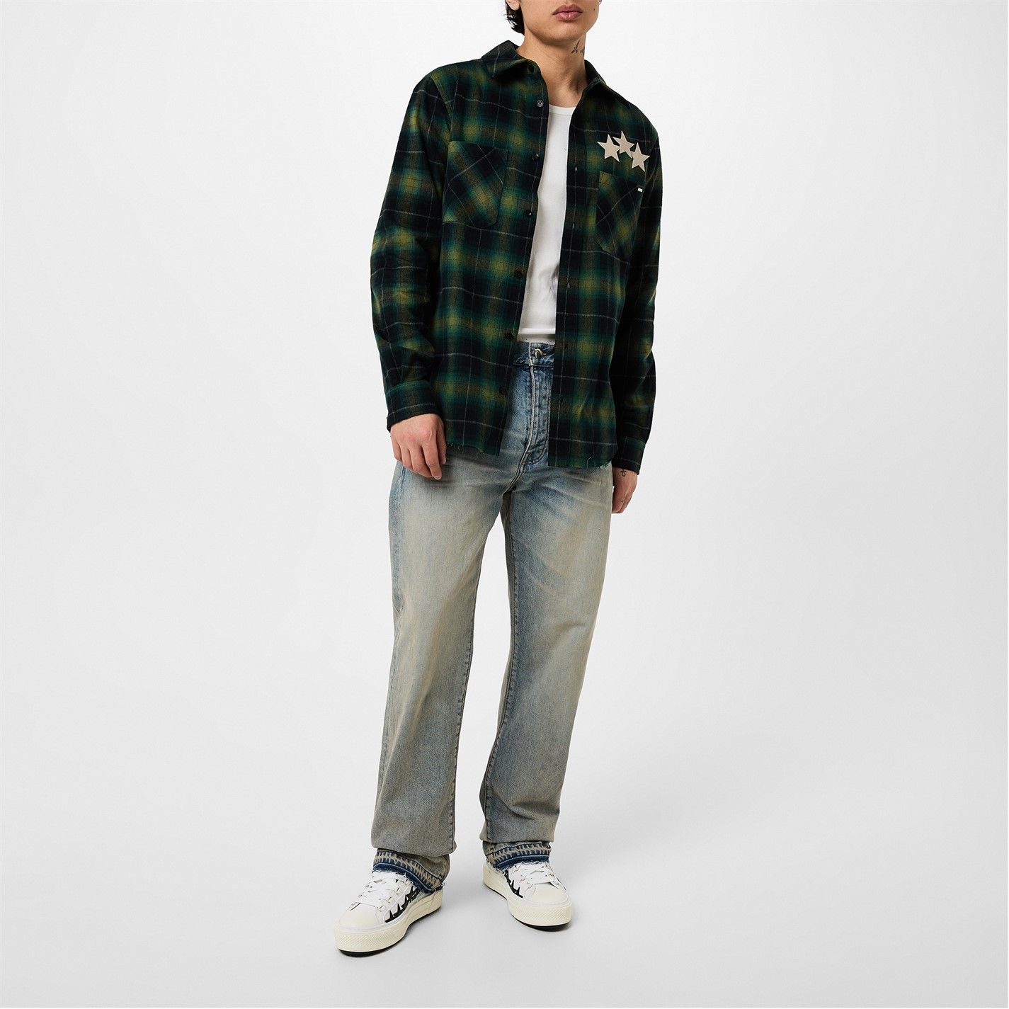 Amiri AMIRI Star Flannel Shirt Size US L / EU 52-54 / 3 - 5 Thumbnail