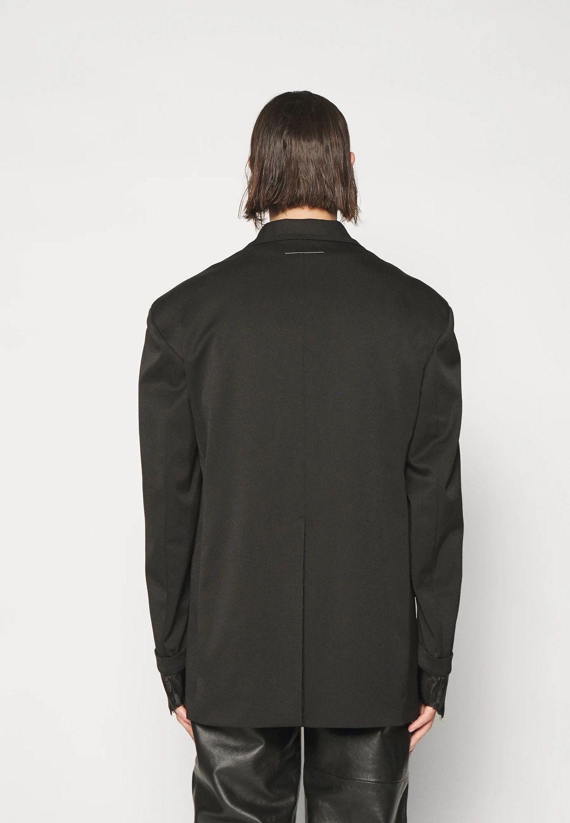 Maison Margiela !DS! SS23 Maison Margiela Deconstructed Black Blazer Jacket Size 40R - 8 Thumbnail