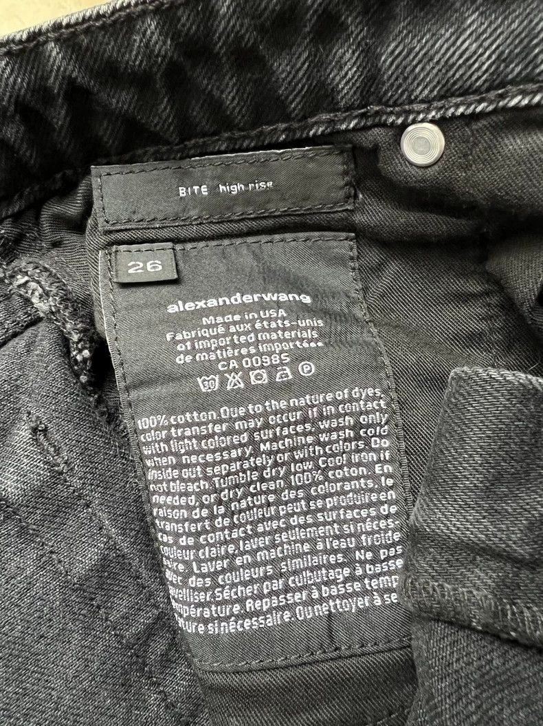 Alexander Wang Alexander Wang Gray Denim Bite Shorts- Size 25" / US 0 / IT 36 - 3 Thumbnail