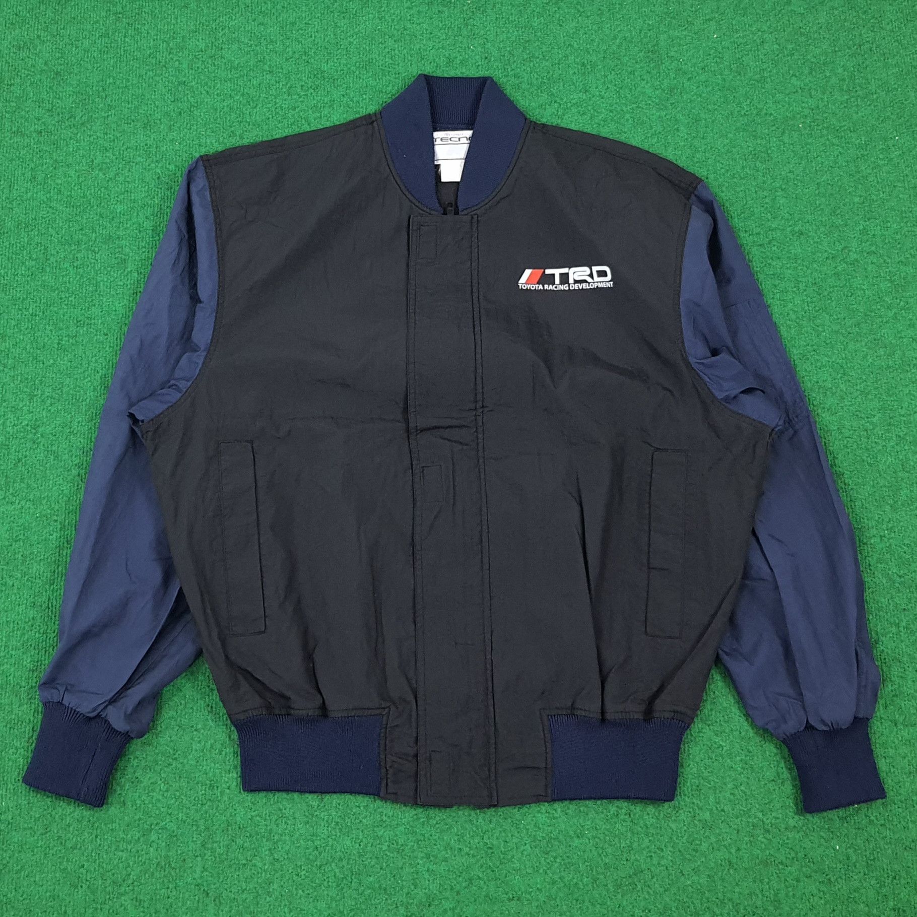 Japanese Brand × Vintage Vintage TRD Toyota Racing Motorsports Light Bomber Jacket Size US L / EU 52-54 / 3 - 3 Thumbnail