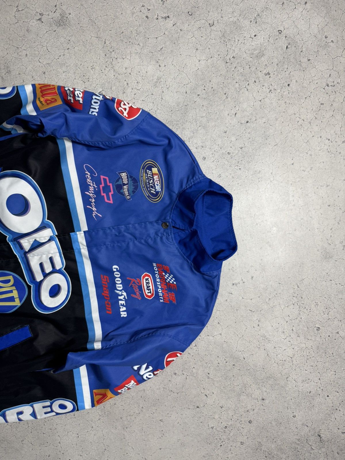 Vintage Oreo Vintage Racing Bomber Jacket Size M Big Logo Size US M / EU 48-50 / 2 - 4 Thumbnail