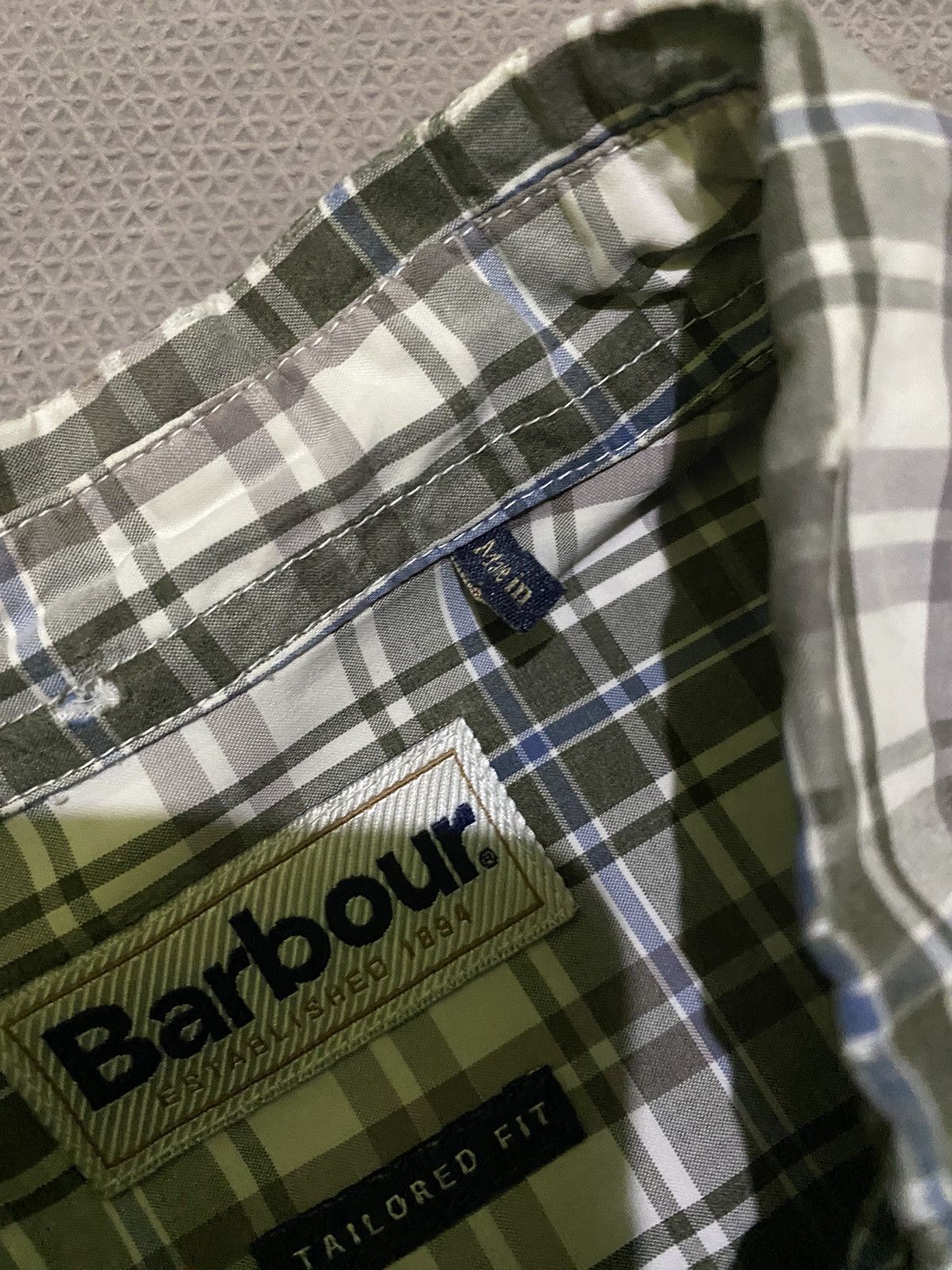 Barbour × Japanese Brand Barbour plaid long shirt Size US L / EU 52-54 / 3 - 6 Thumbnail