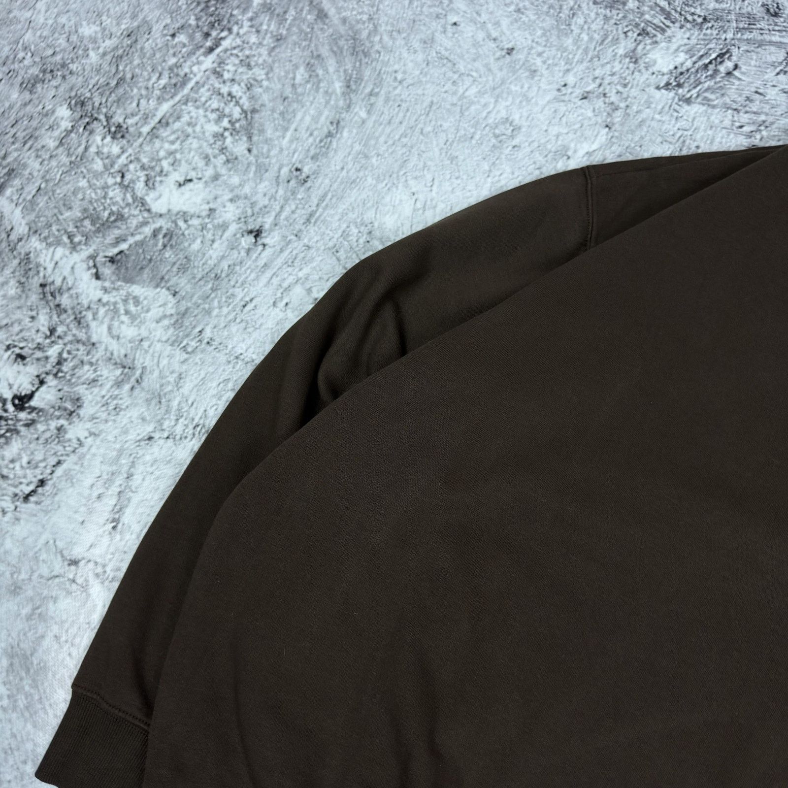 Weekday Weekday Mens Brown Cotton Fleece Pullover Blank Sweatshirt S Size US S / EU 44-46 / 1 - 4 Thumbnail