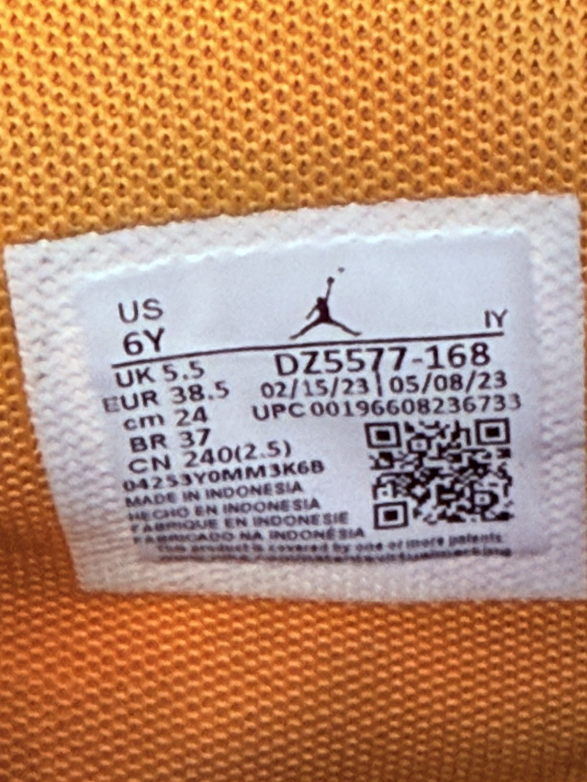 Jordan Brand Air Jordan MVP Cardinal GS DZ5577-168 Size US 6 / EU 39 - 7 Thumbnail