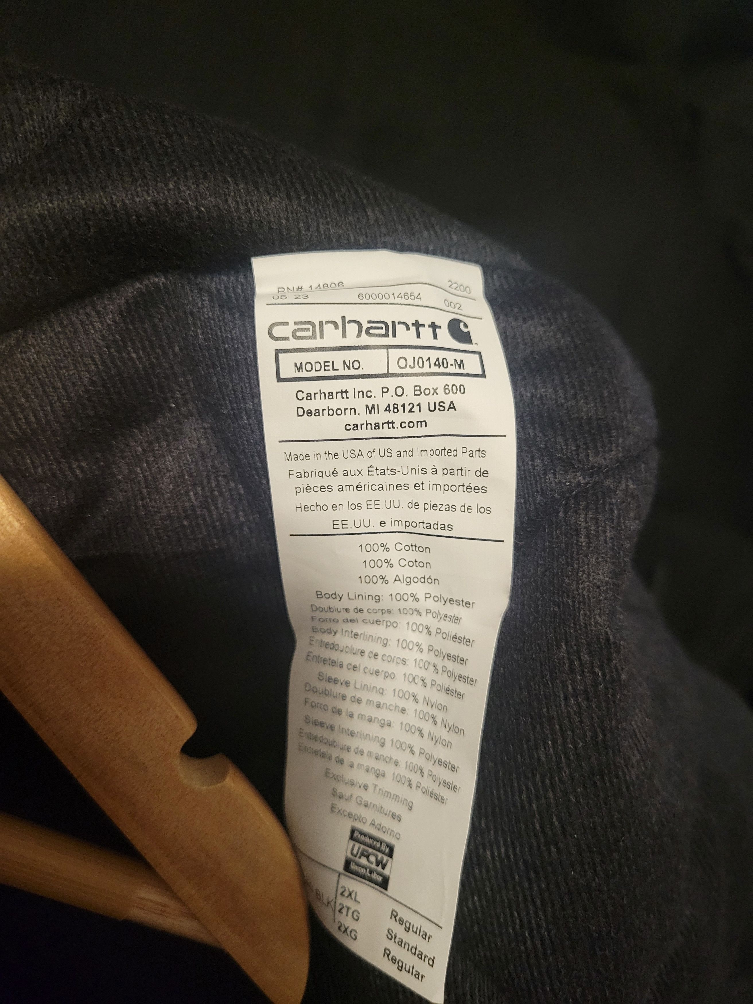 Warren Lotas To hell and back carhartt jacket Size US XXL / EU 58 / 5 - 3 Thumbnail
