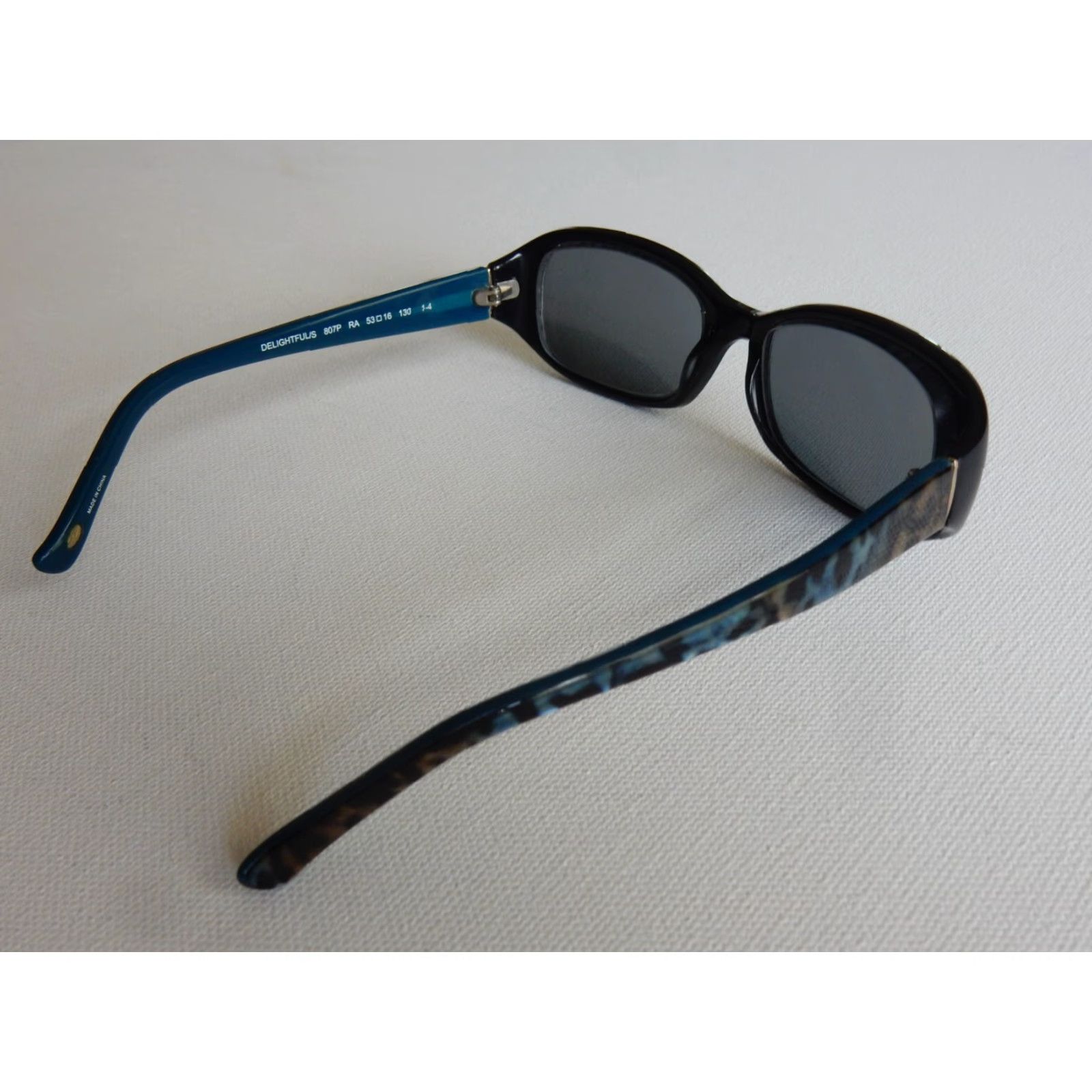 Nine West Vintage Nine West Sunglasses Frames Only 53x16mm Blue Animal Print Women Size ONE SIZE - 3 Thumbnail