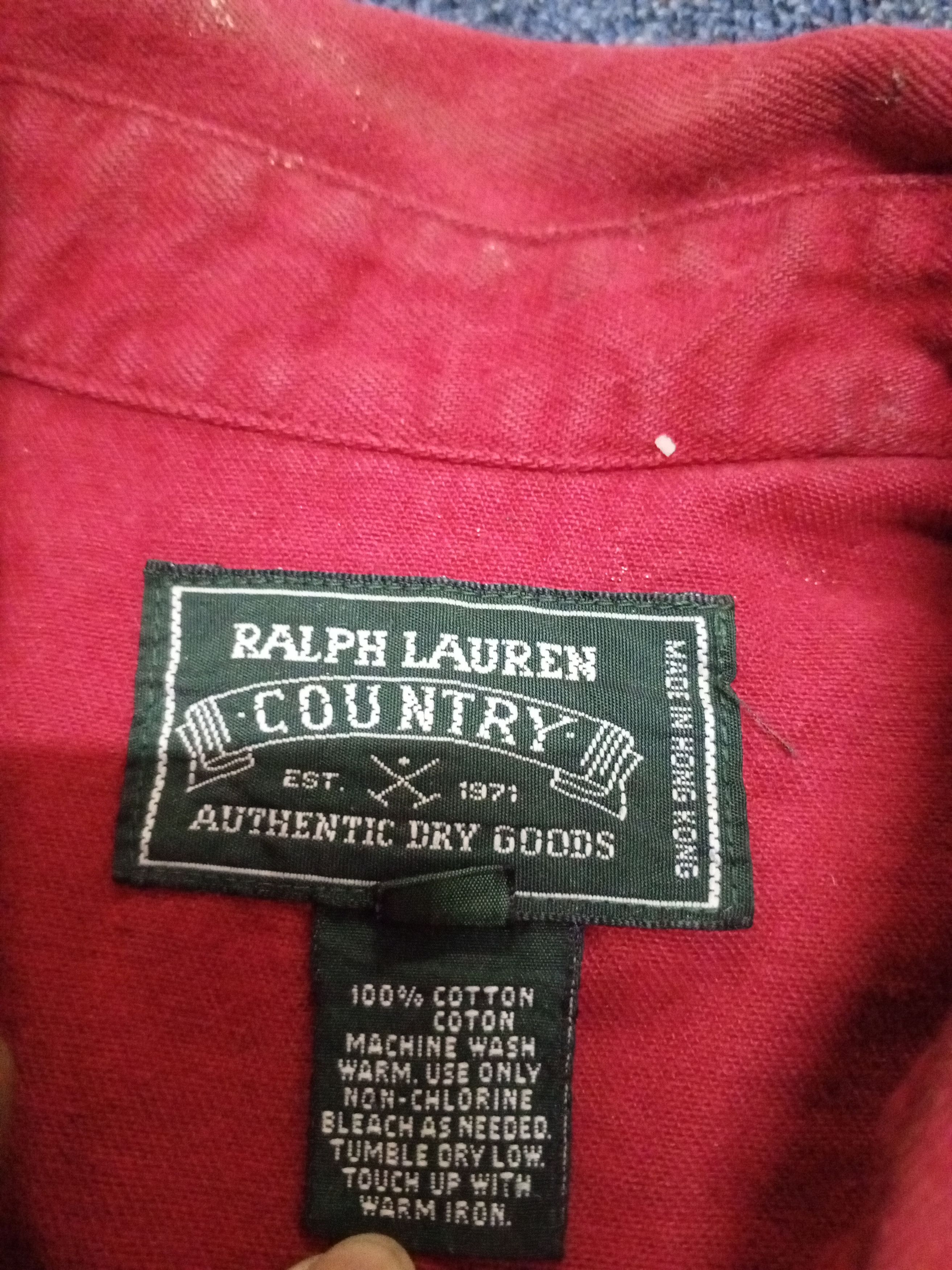 Ralph Lauren VTG RALPH LAUREN COUNTRY BUTTON UP RARE Size US M / EU 48-50 / 2 - 14 Thumbnail