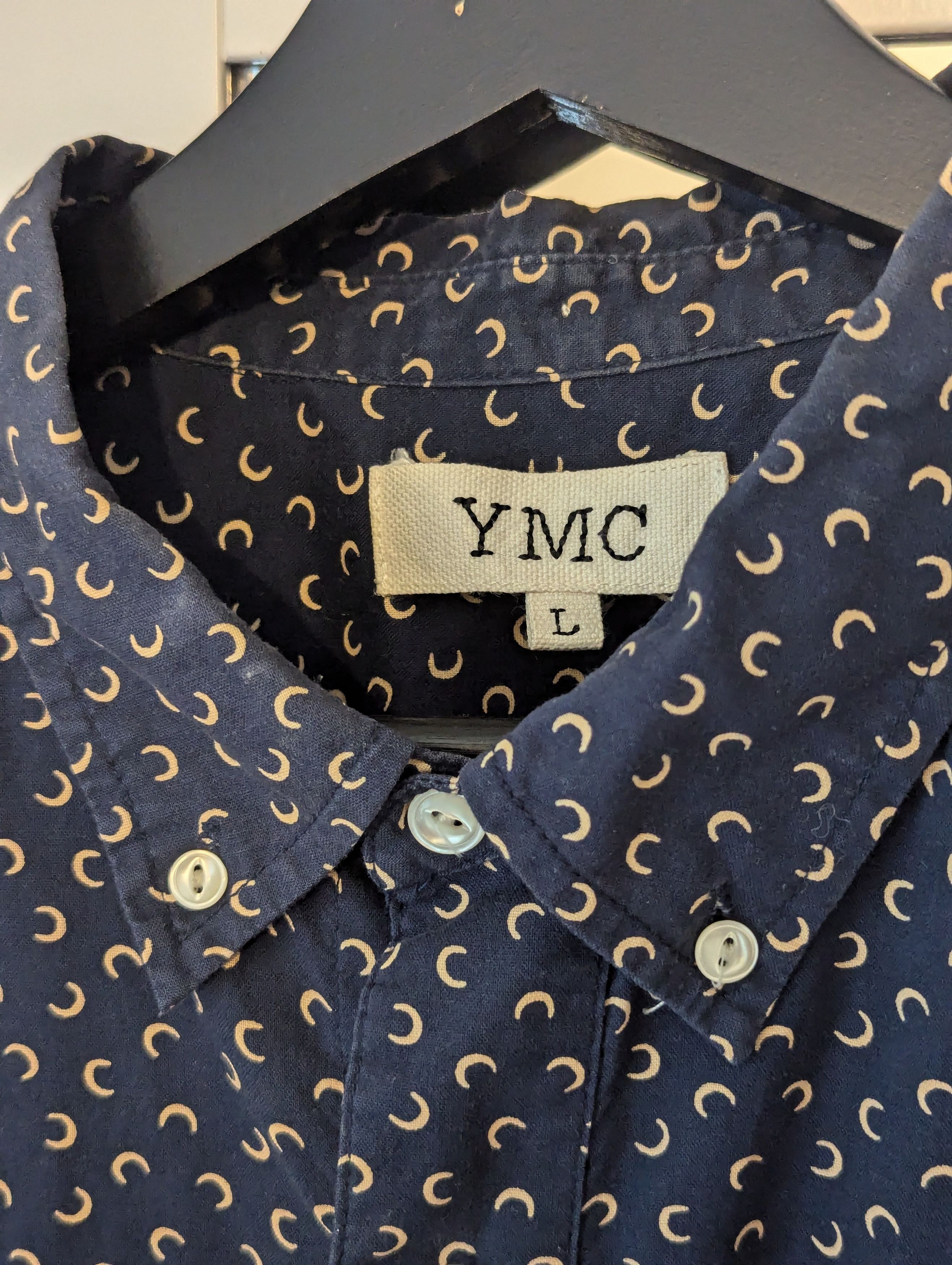 YMC YMC Crescent Moon Shirt Size US L / EU 52-54 / 3 - 3 Thumbnail