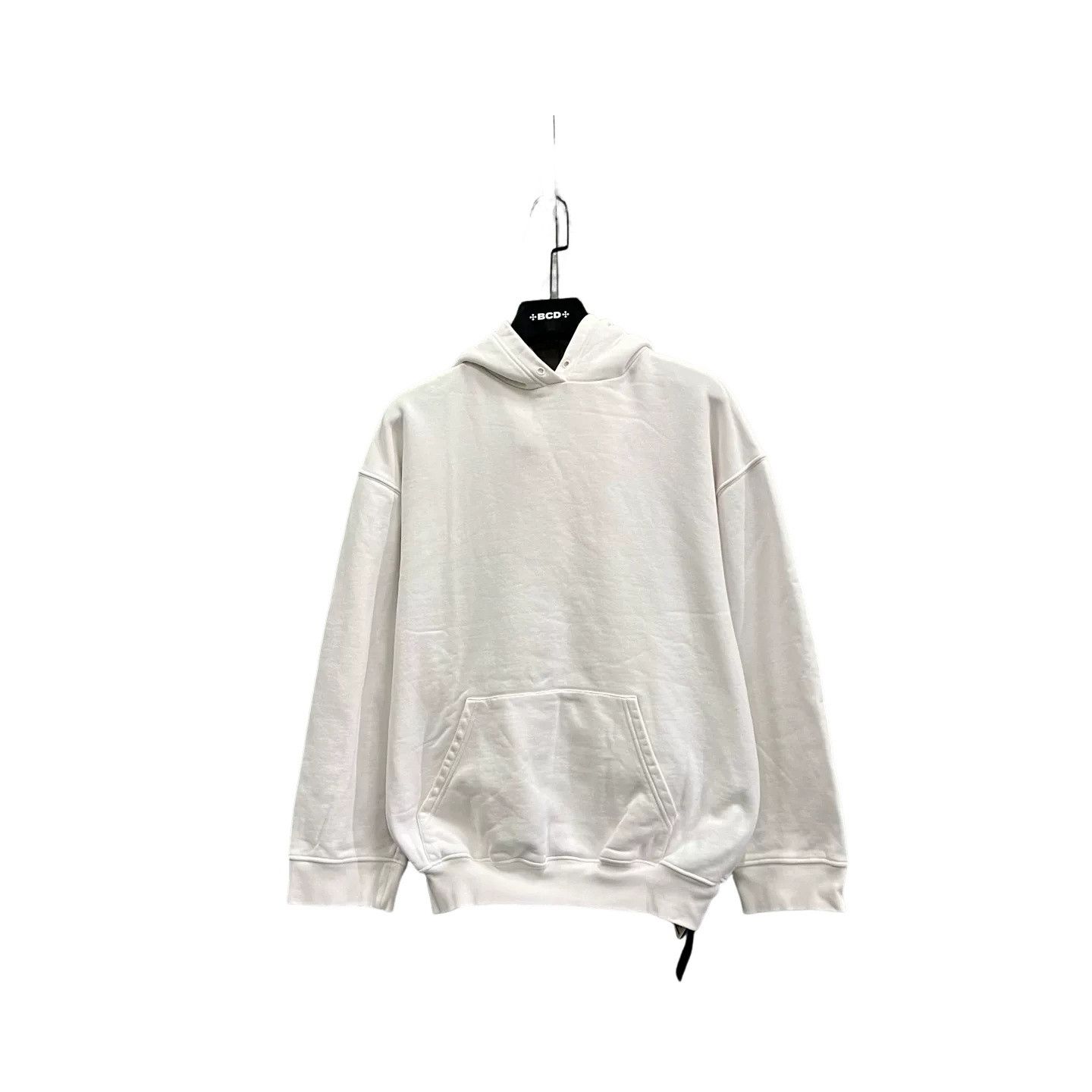 Balenciaga Balenciaga White Logo Print Hoodie Size S Size US S / EU 44-46 / 1 - 1 Thumbnail