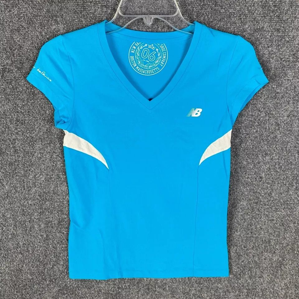 New Balance New Balance Top Juniors Medium Pullover Half Sleeve V-Neck M Size M / US 6-8 / IT 42-44 - 1 Thumbnail