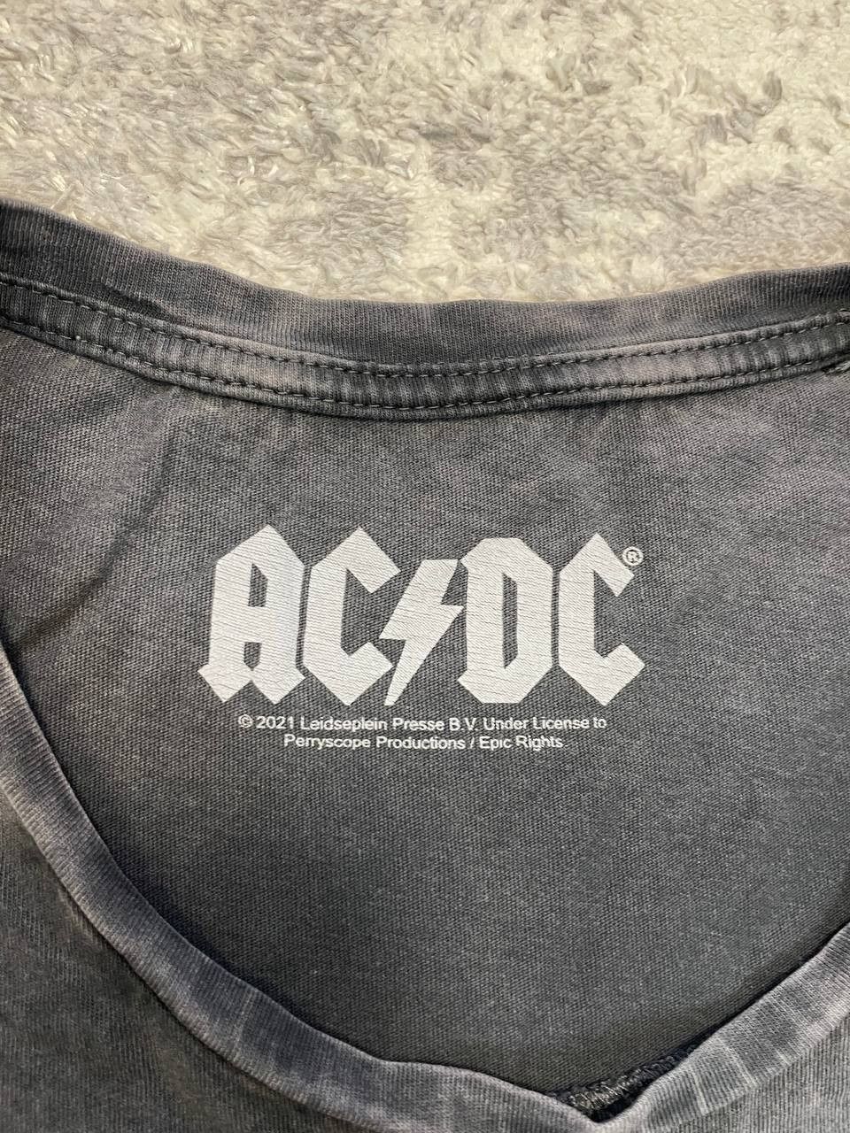 AC/DC AC/DC Vintage Style T-Shirt with Large Print, Size L-XL Size US L / EU 52-54 / 3 - 10 Thumbnail
