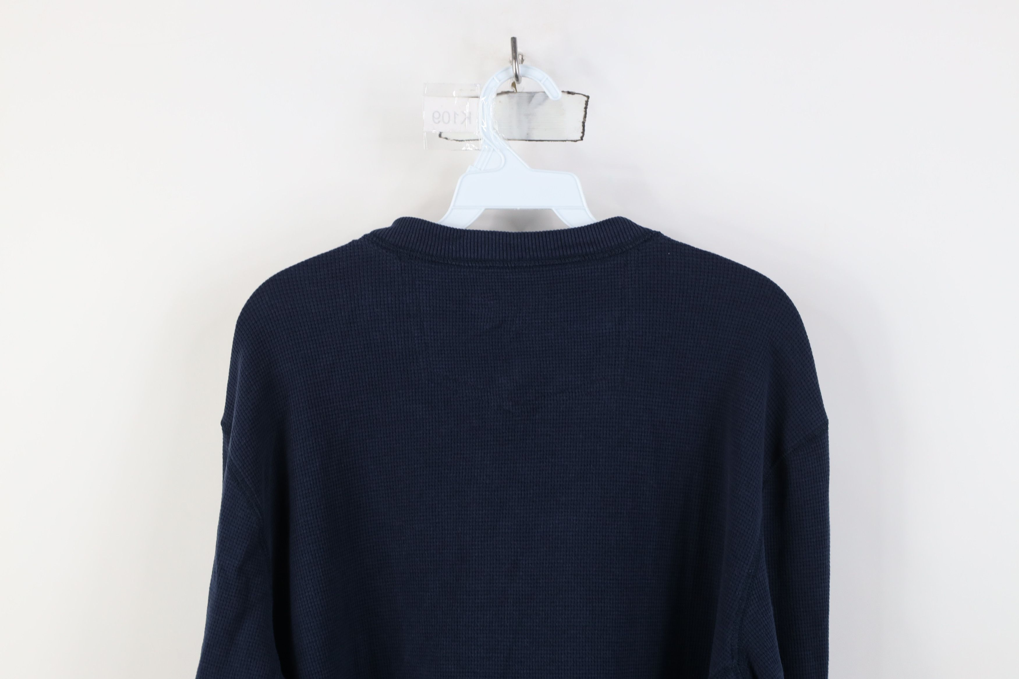 Eddie Bauer Vintage Eddie Bauer Heavy Thermal Waffle Knit Henley T-Shirt Size US L / EU 52-54 / 3 - 13 Thumbnail