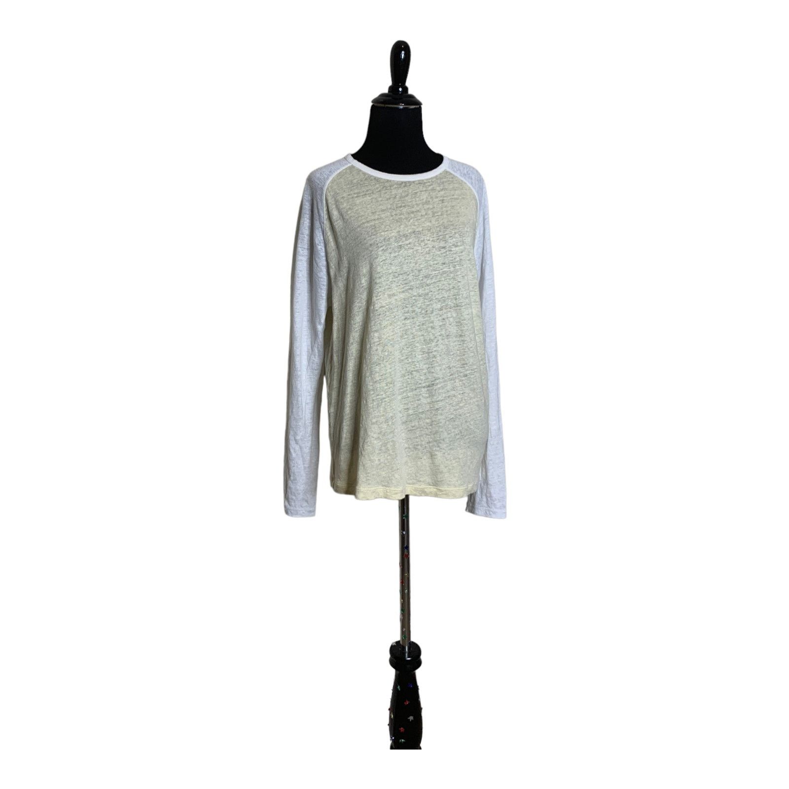 Vince Vince yellow crew neck Henley T shirt size Small Size S / US 4 / IT 40 - 8 Thumbnail