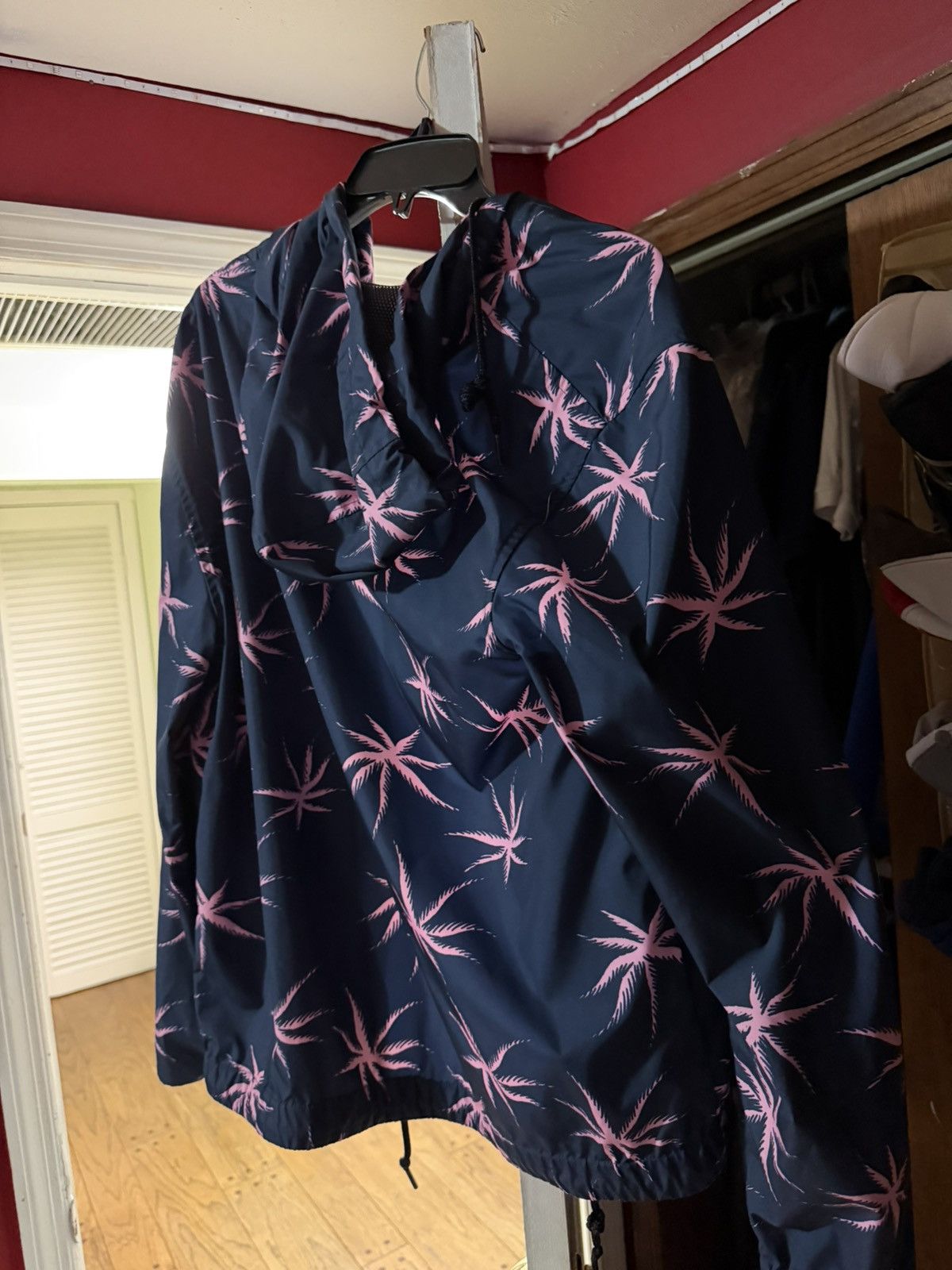 Marc by Marc Jacobs Floral Pink Design Windbreaker Size US M / EU 48-50 / 2 - 3 Thumbnail