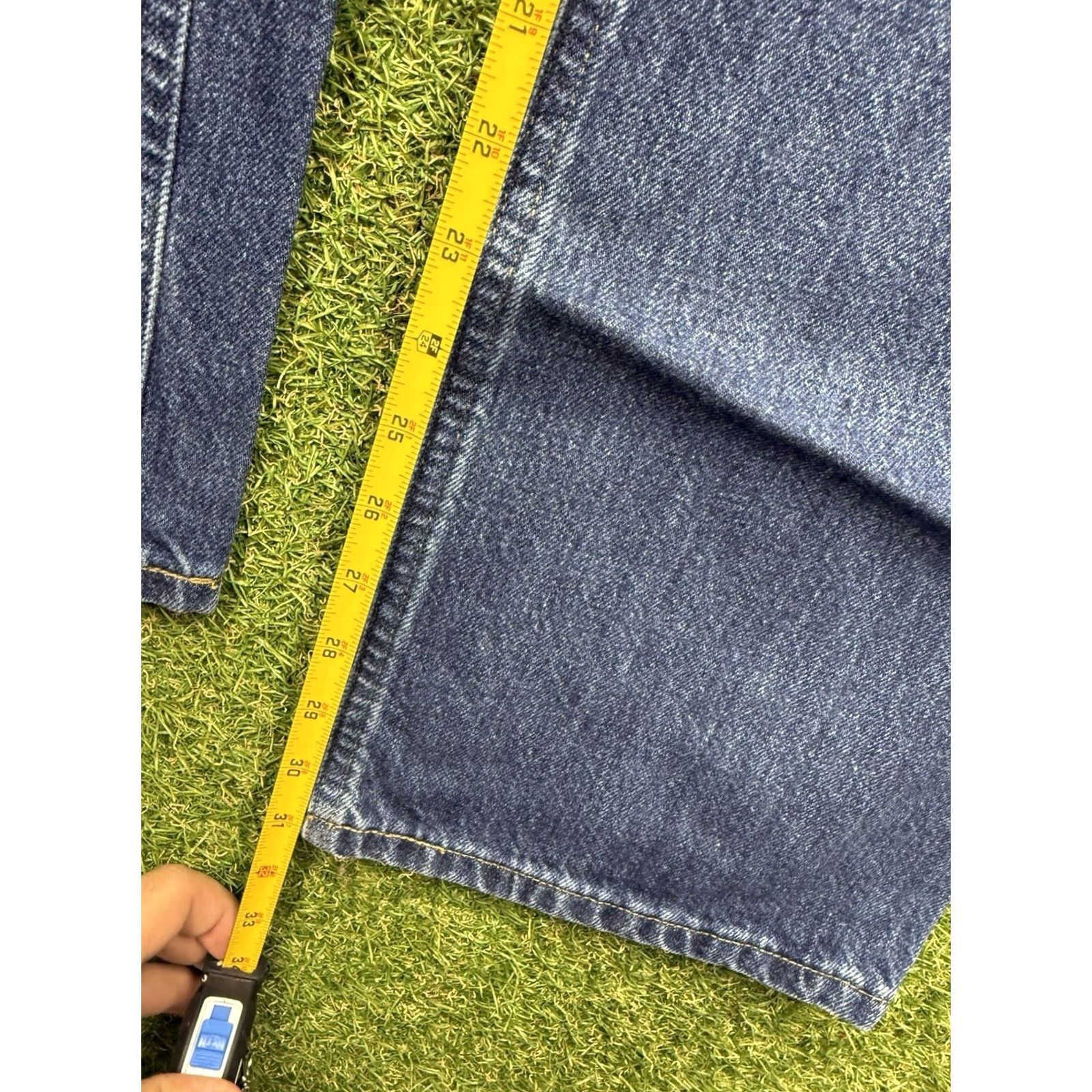 Carhartt Carhartt Jeans Mens 36x32 Dark Wash Denim Workwear 381-83 Relaxed Fit Casual Size US 36 / EU 52 - 3 Thumbnail