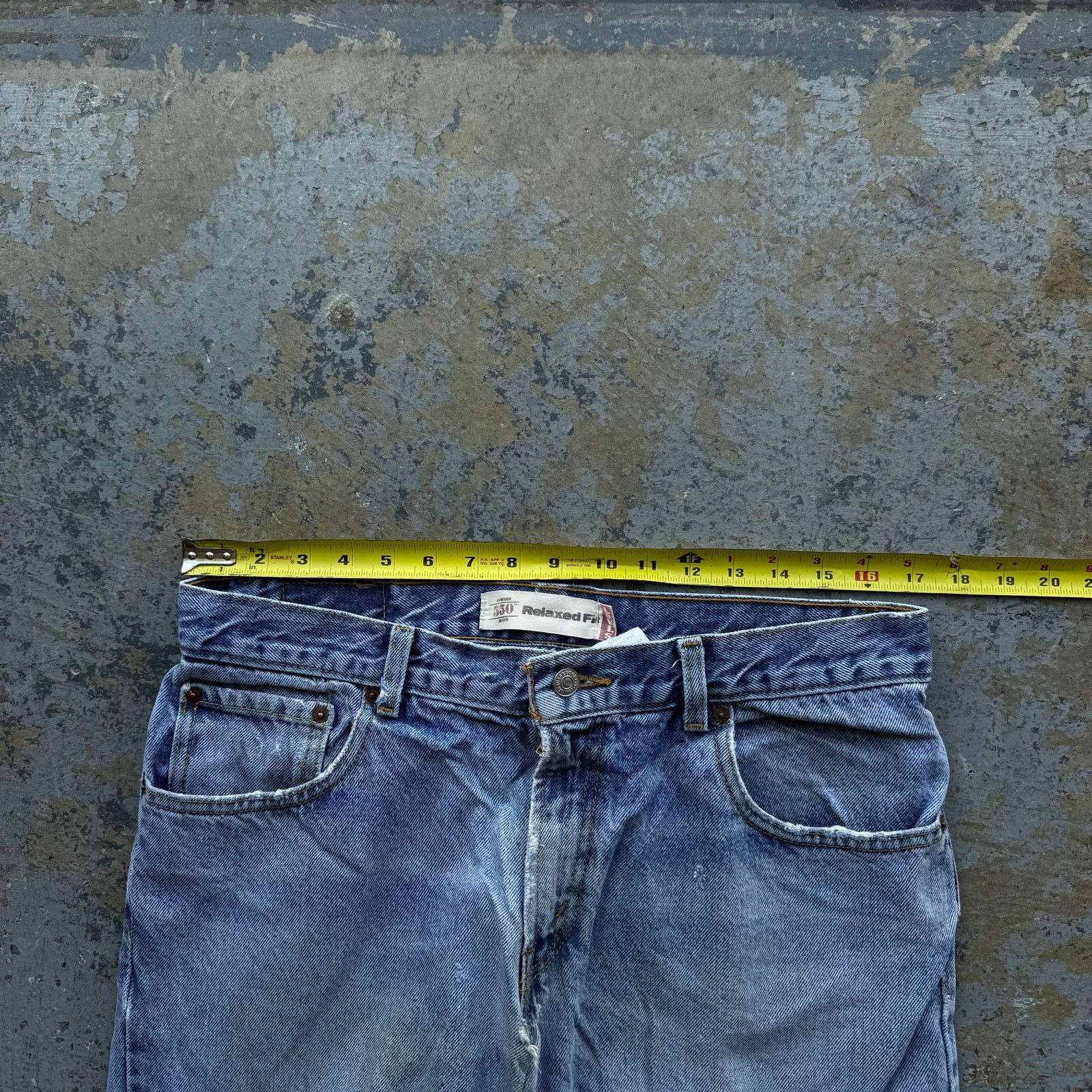 Levi's Vintage Y2K Levi’s 550 Relaxed Fit Sz 16 Husky Jeans 34x28 Size US 34 / EU 50 - 7 Thumbnail