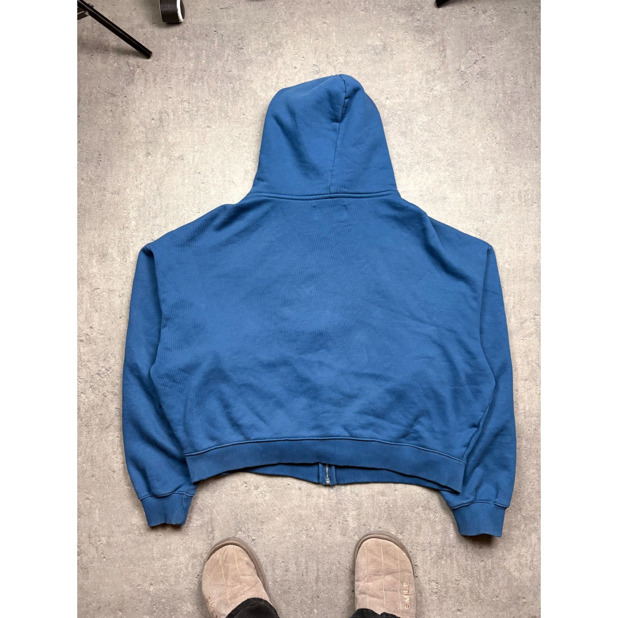 Vintage Low-Lights Studios Blue Zip-Up Hoodie With Embroidered Logo Size US M / EU 48-50 / 2 - 3 Thumbnail