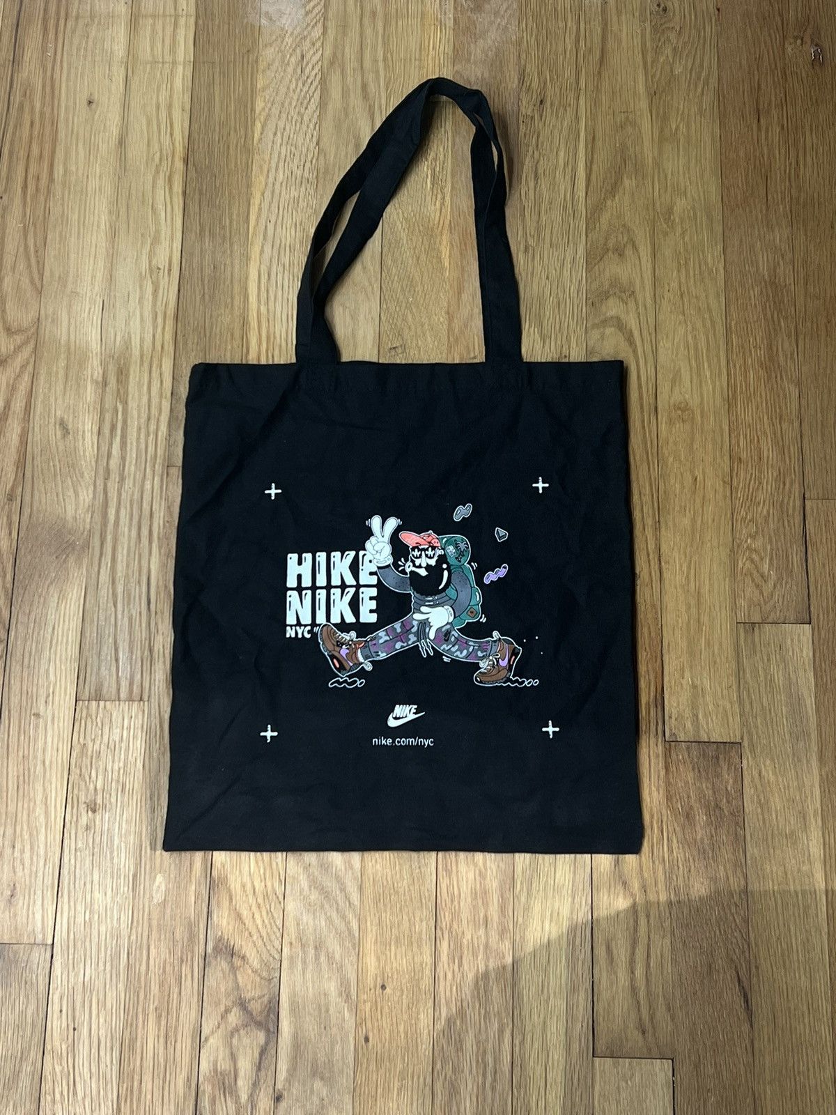 Nike Nike Hike Nike NYC Black Tote Bag Size ONE SIZE - 3 Thumbnail