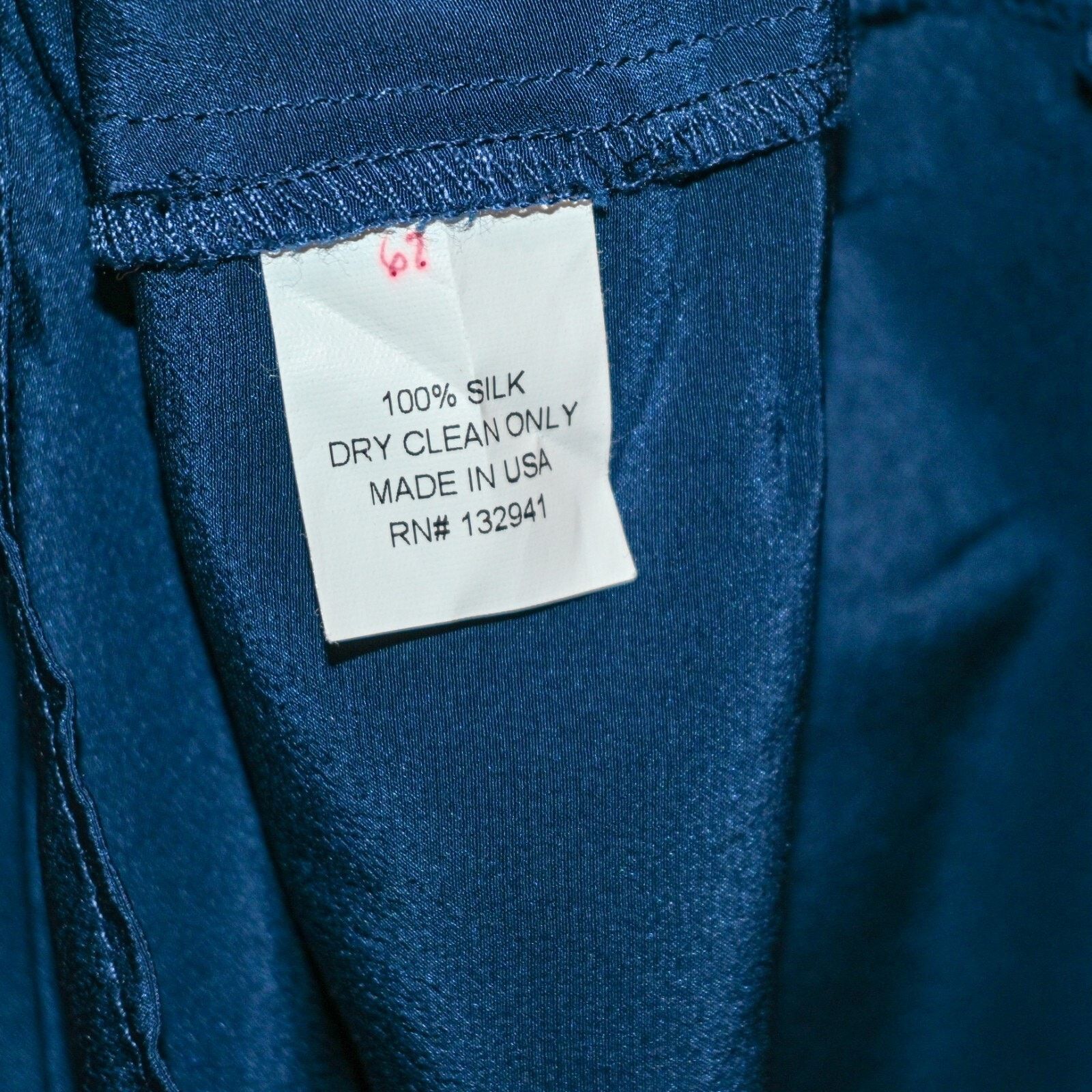 Amanda Uprichard Amanda Uprichard Women's 100% Silk zip front blouse in blue Size S / US 4 / IT 40 - 7 Thumbnail