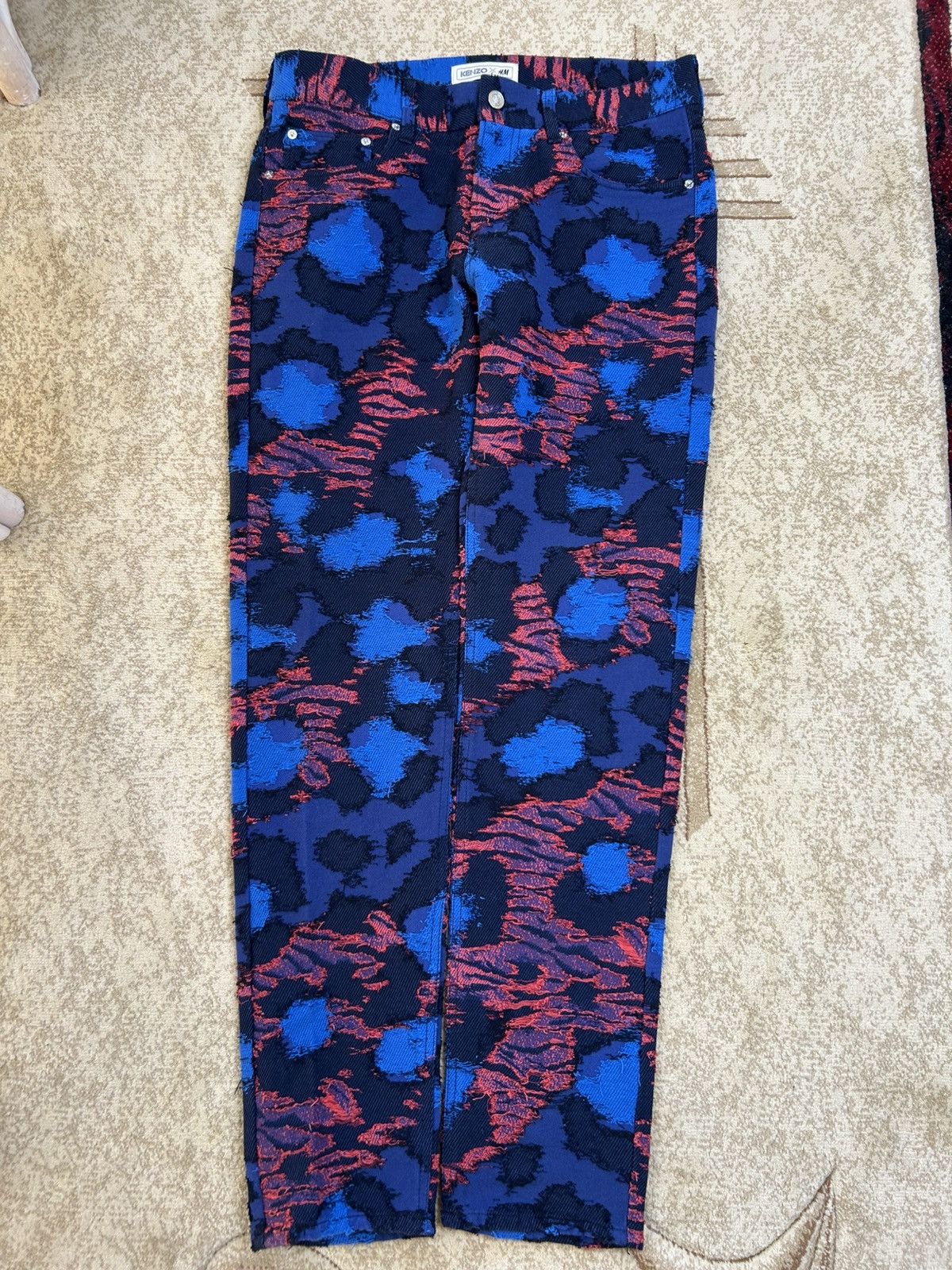 H&M × Kenzo Kenzo H&M Patchwork Jungle Denim Jeans Size US 32 / EU 48 - 7 Thumbnail