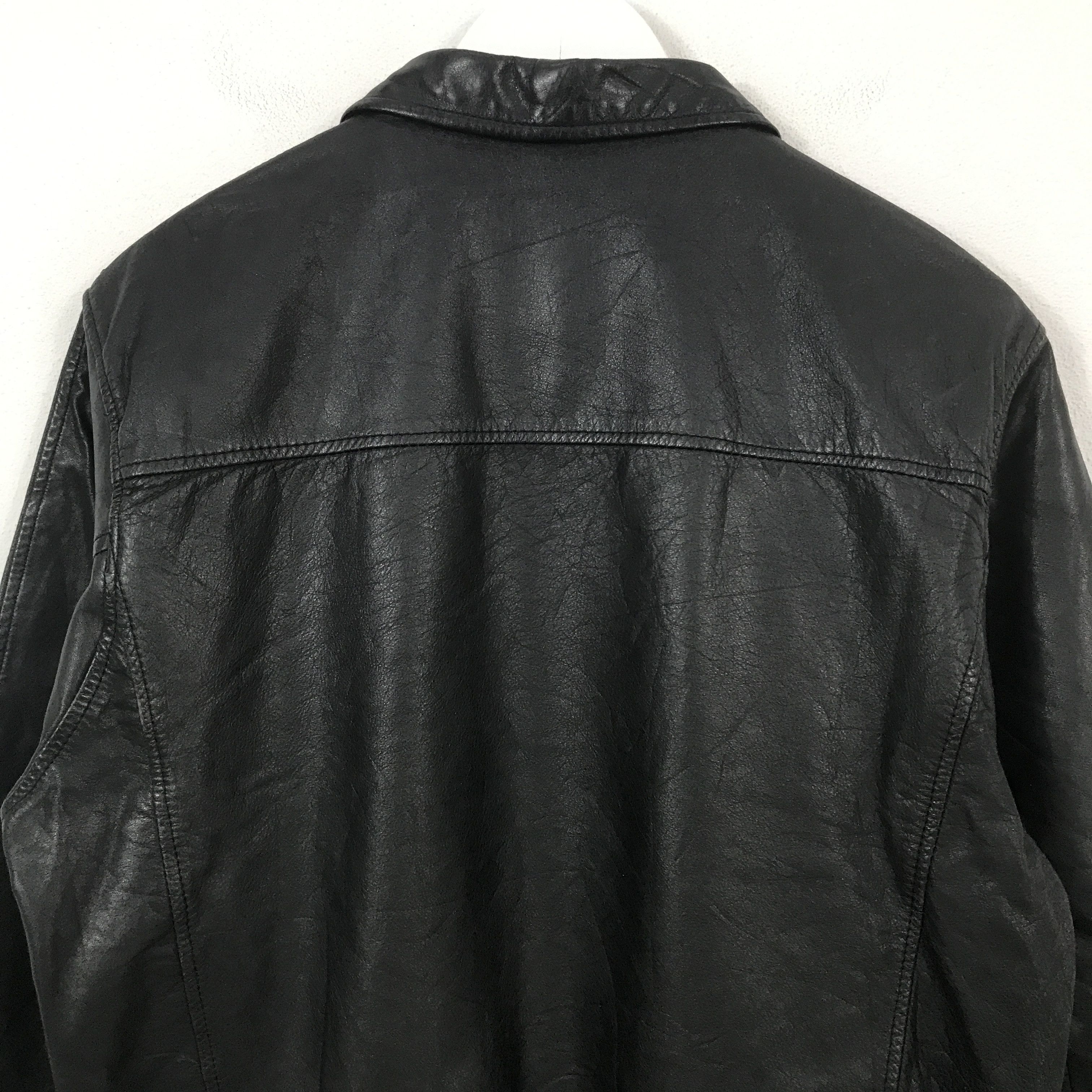 Japanese Brand Japan Bomber Jackers leather jacket K72B10 Size US M / EU 48-50 / 2 - 4 Thumbnail
