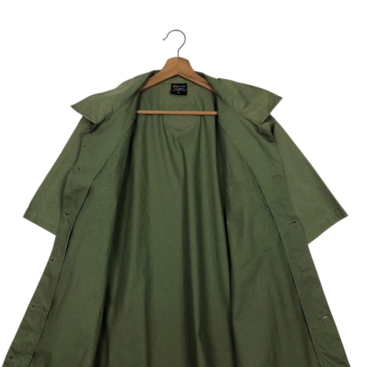 Alpha Industries 📌Vintage Work Shirt Jacket Alpha Industries Military Size US L / EU 52-54 / 3 - 15 Thumbnail