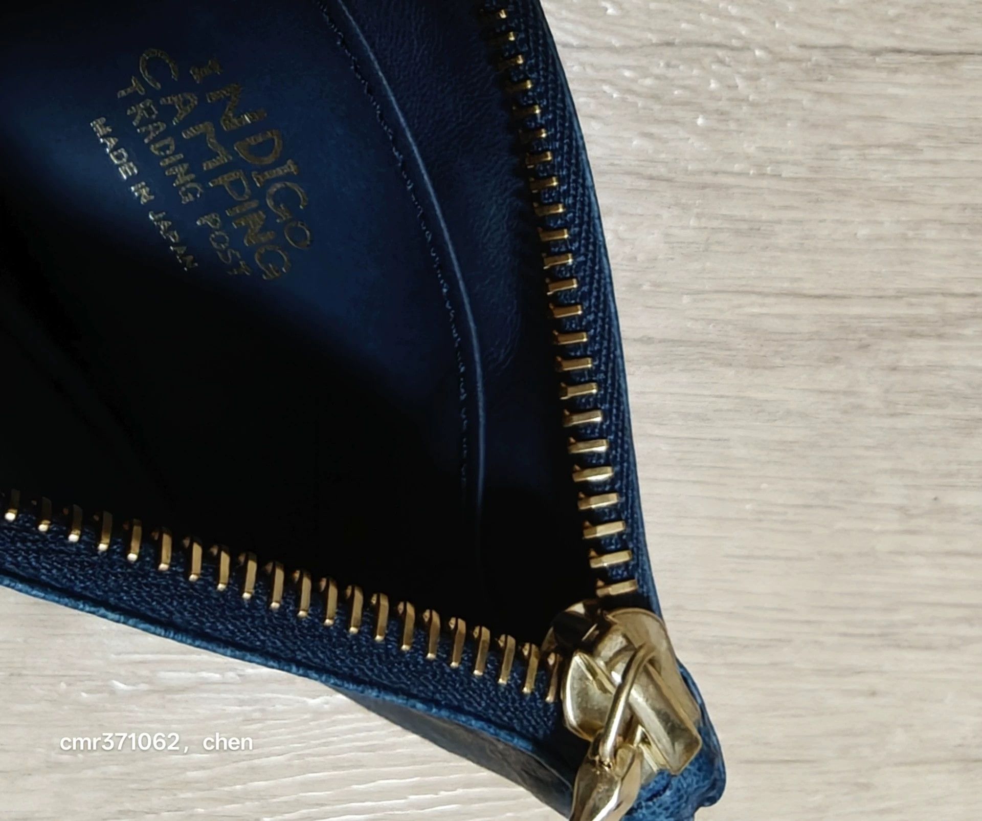 Vintage VISVIM ICT LEATHER WALLET N.D indigo Veg Tan Lambskin Riri Size ONE SIZE - 4 Thumbnail