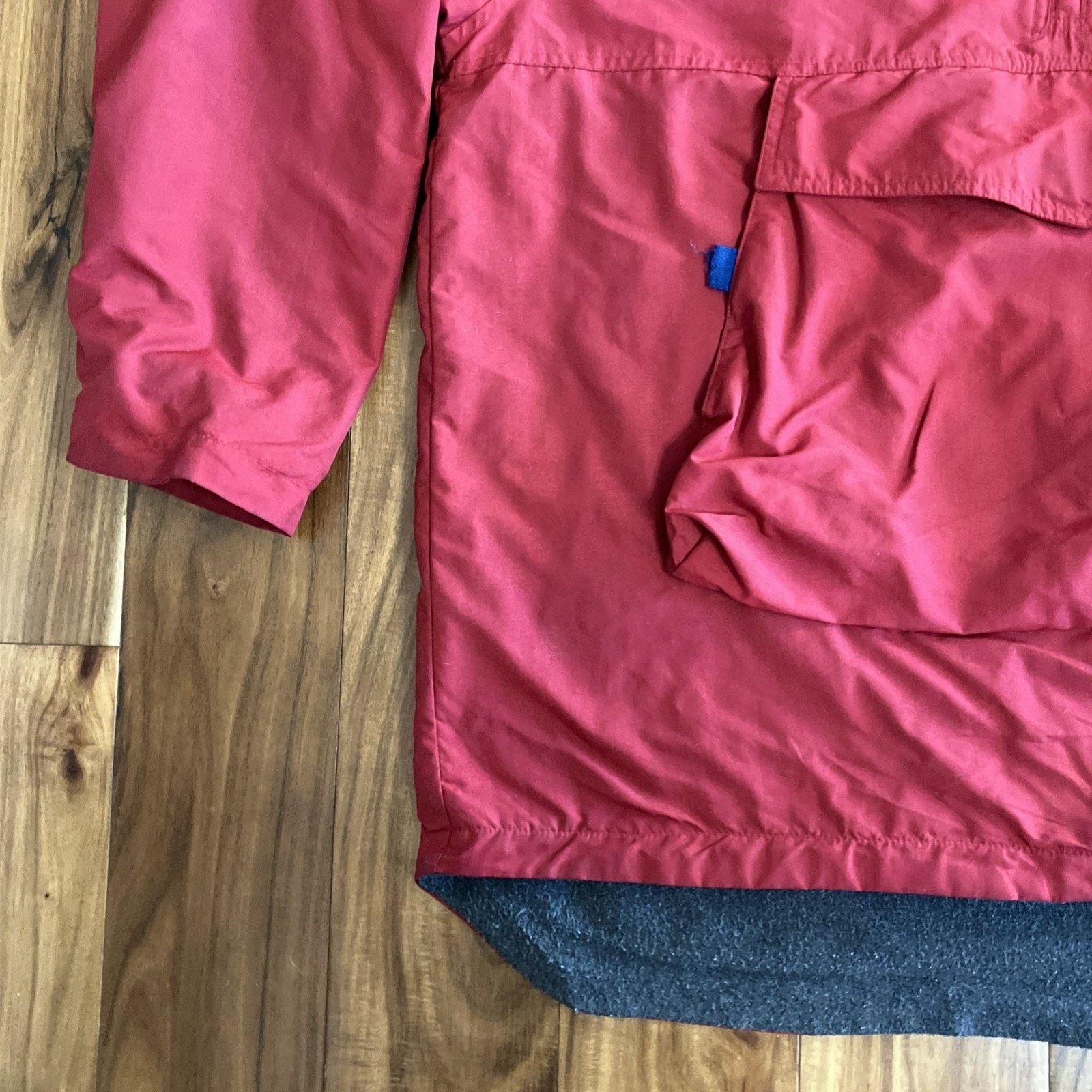 Structure Vintage Structure Sport Parka Jacket Men M Red Hood Pullover Size US M / EU 48-50 / 2 - 8 Thumbnail
