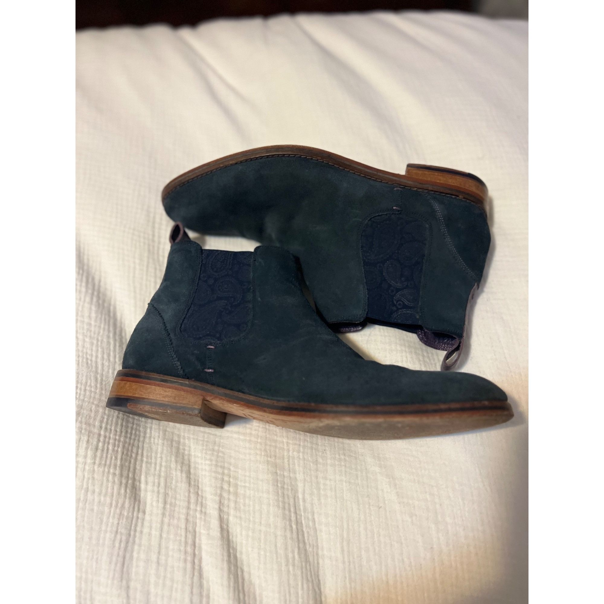 Ted Baker Ted Baker Men's Camroon 2 Suede Chelsea Boots - Size 43 / 10 Size US 10 / EU 43 - 2 Thumbnail