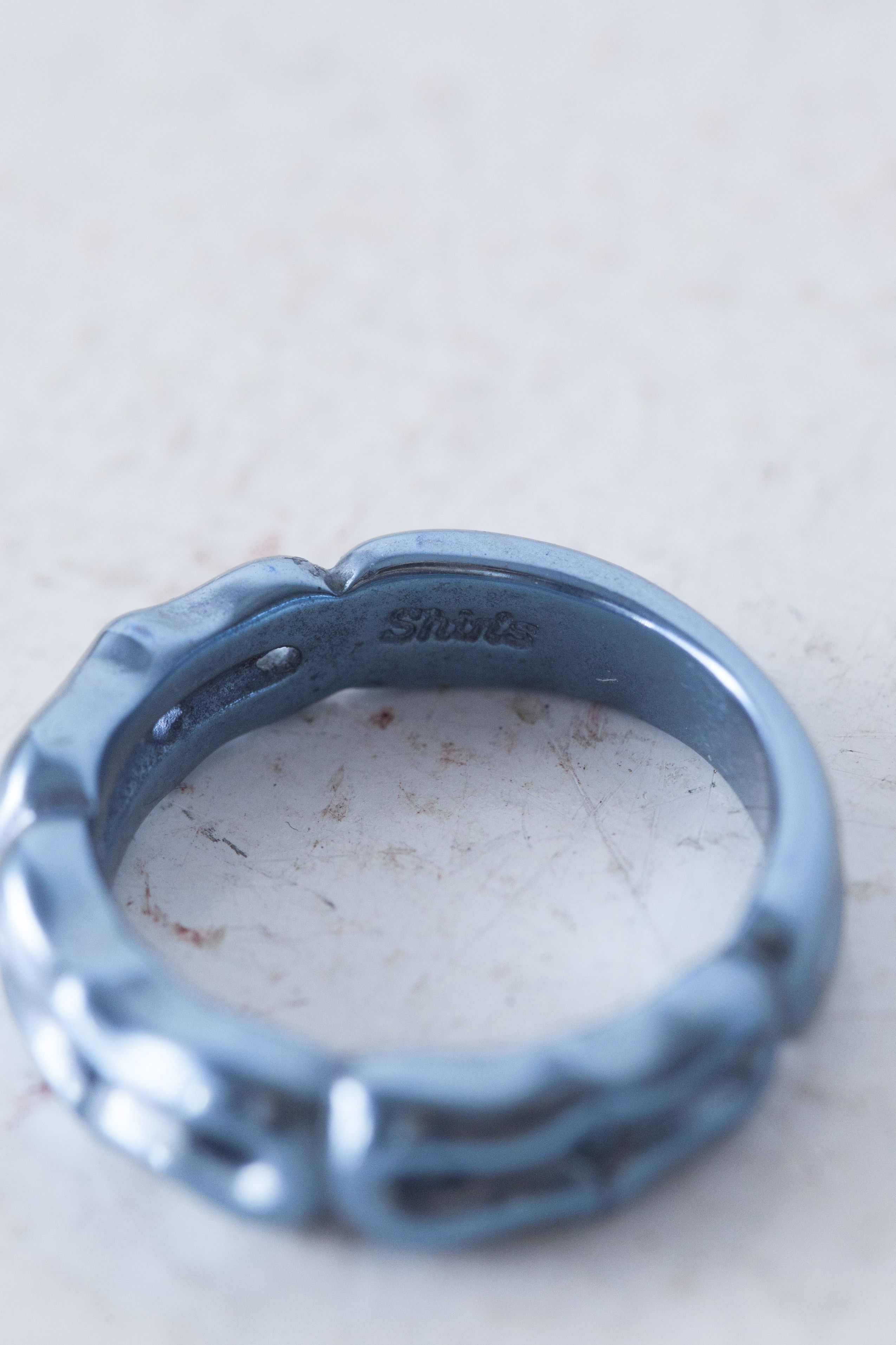 Other Shin's Sculpture Blue titanium spacer ring Size ONE SIZE - 5 Thumbnail