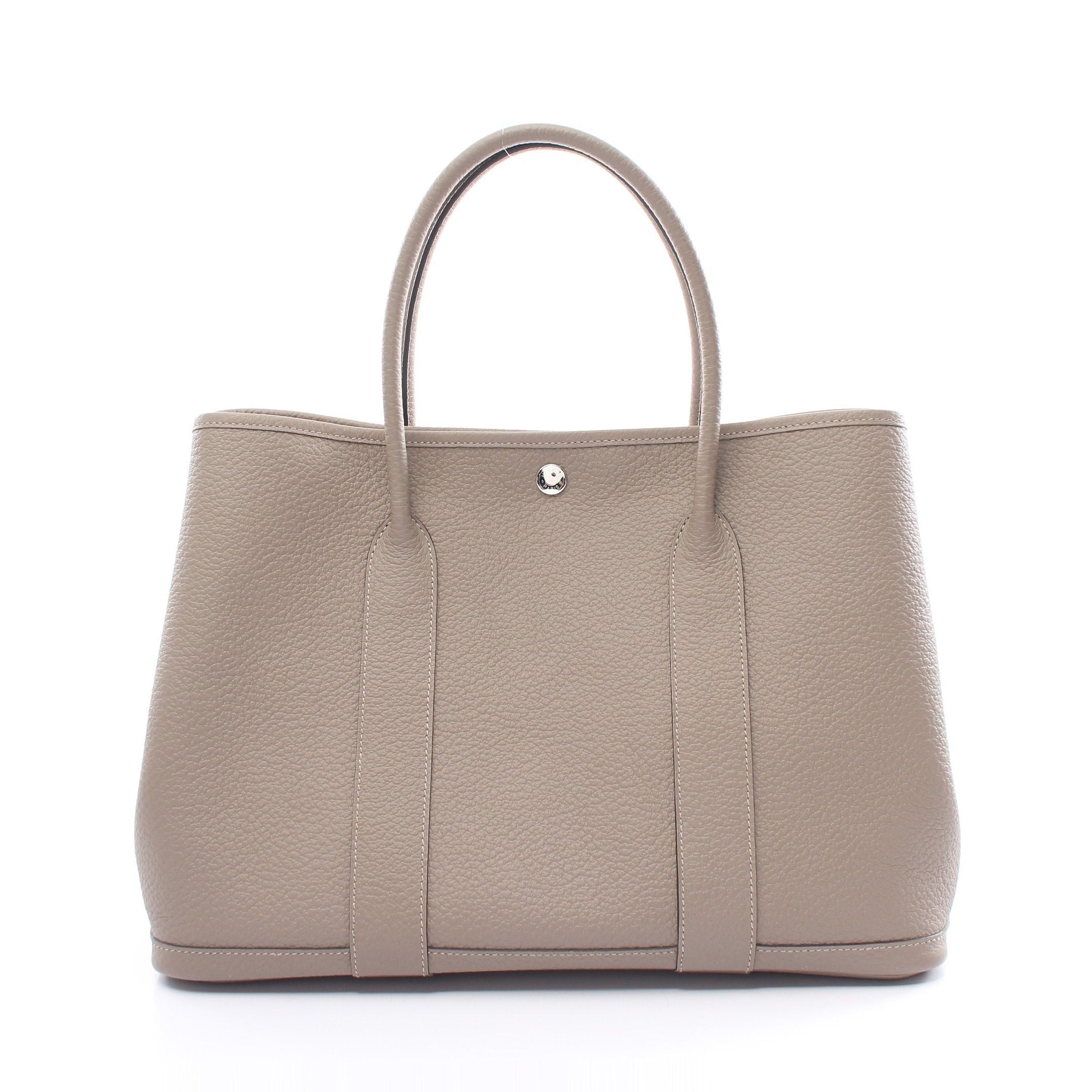 Hermes Hermes Garden Party Pm Handbag Tote Bag Vash Country Gray Beige Silver Hardware A Stamp Size ONE SIZE - 1 Thumbnail