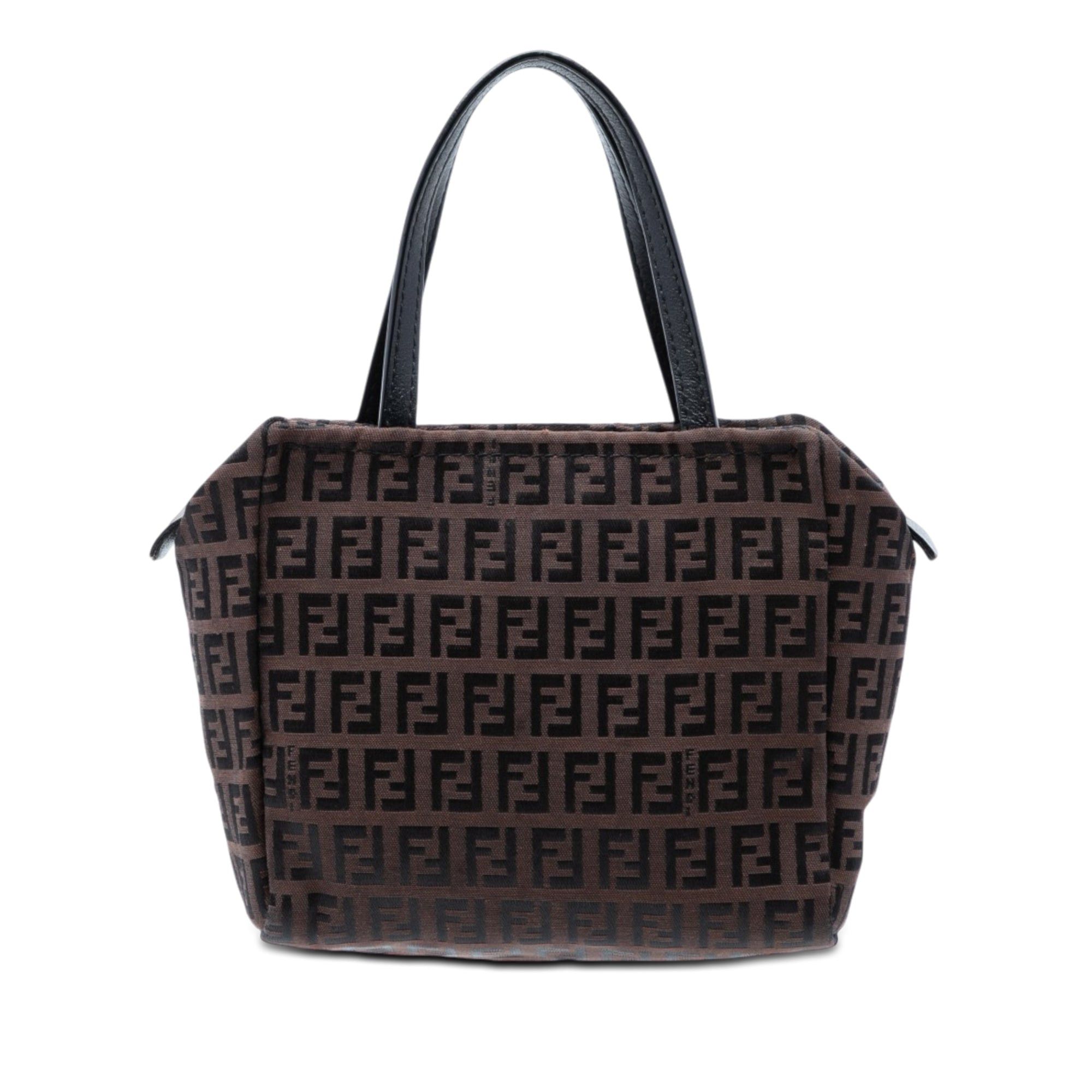 Fendi Mini Zucchino Canvas Handbag Size ONE SIZE - 1 Thumbnail
