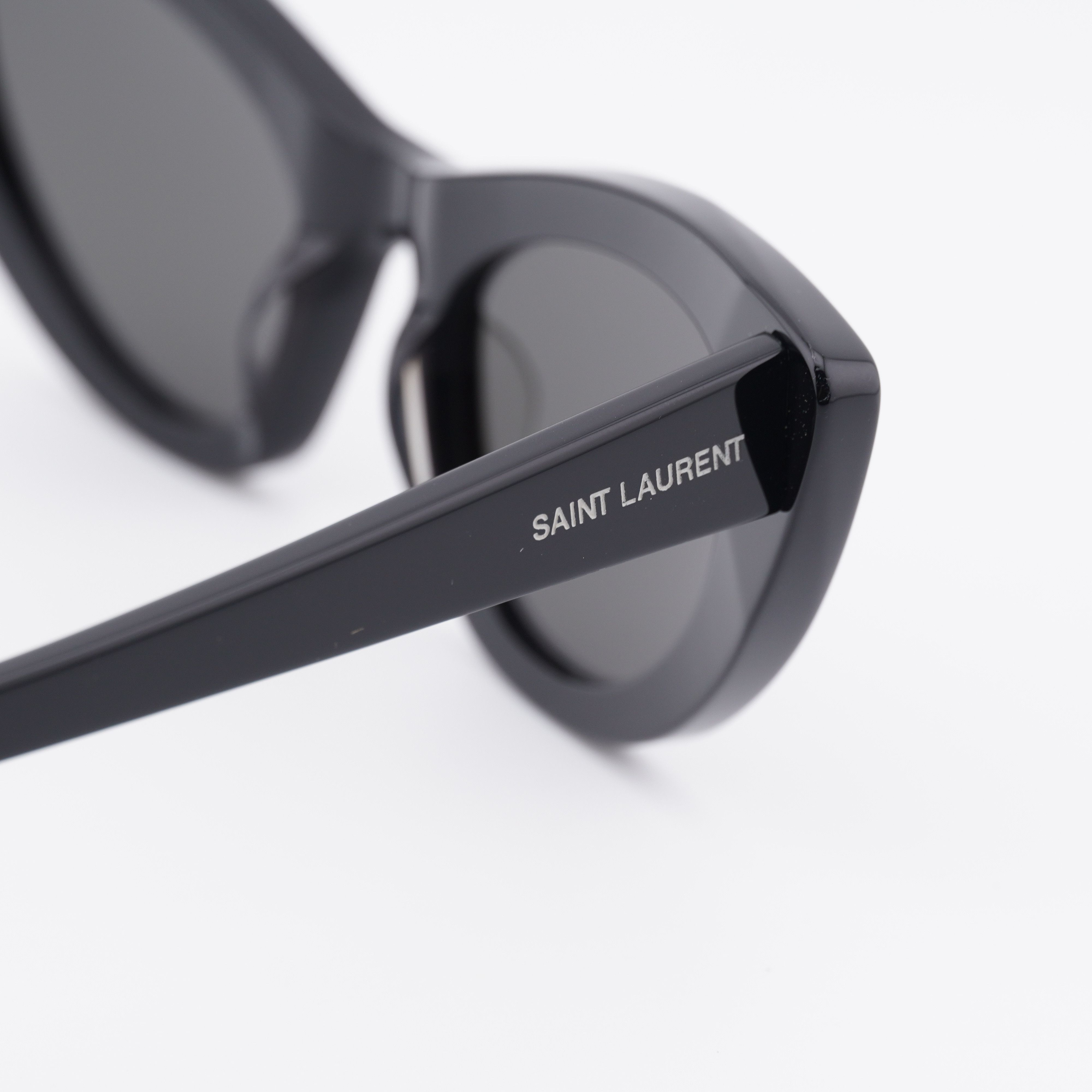 Saint Laurent Paris Saint Laurent SL213 LILY 001 Sunglasses Black Cat Eye Frame Size ONE SIZE - 9 Thumbnail