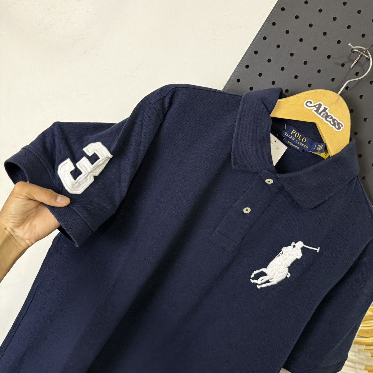 Polo Ralph Lauren Polo ralph lauren navy poloshirt Size US L / EU 52-54 / 3 - 3 Thumbnail