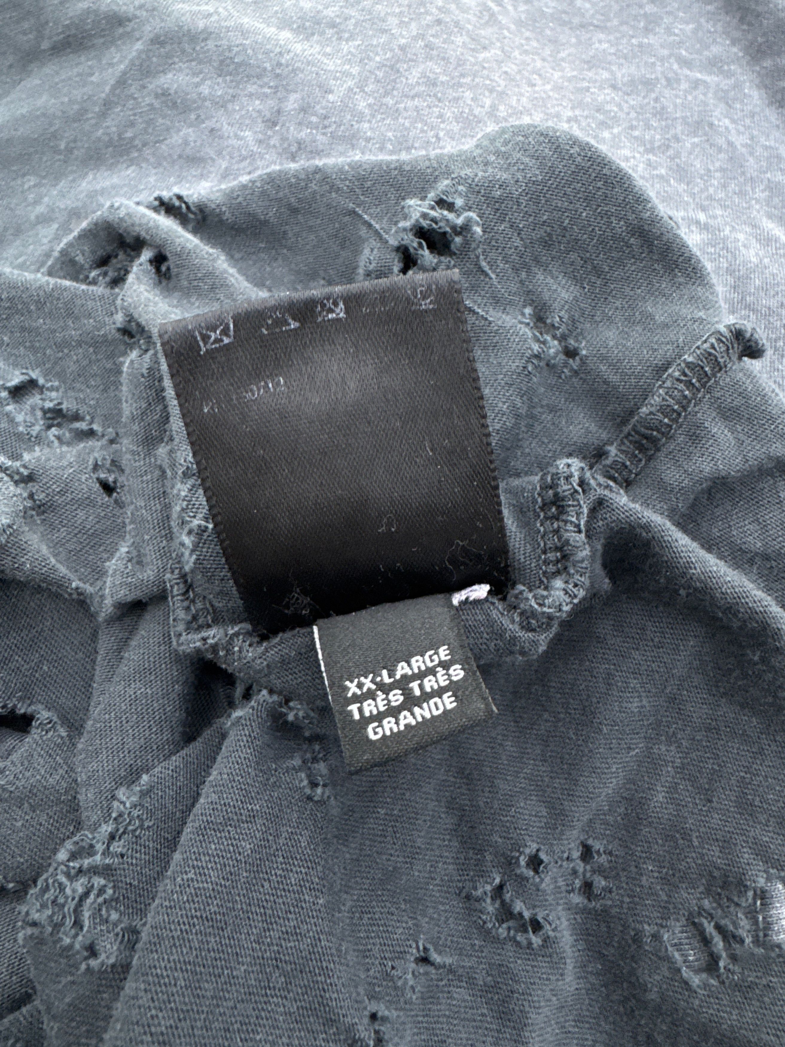Amiri Amiri Shotgun Logo Faded Tee Black Size XXL Size US XXL / EU 58 / 5 - 5 Thumbnail
