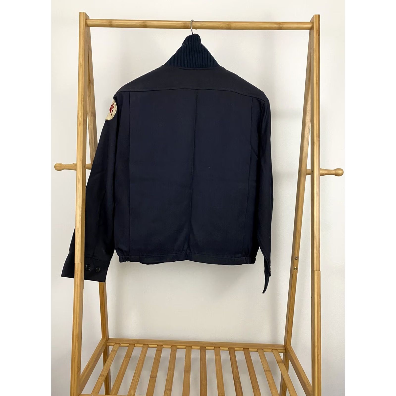 GAS VTG 60s Mobil Pegasus Gas Oil Service Station Chainstitch Talon Jacket 42 Short Mens Blue Unitog Comparable Mechanic Jacket Size US 42 / EU 58 - 7 Thumbnail
