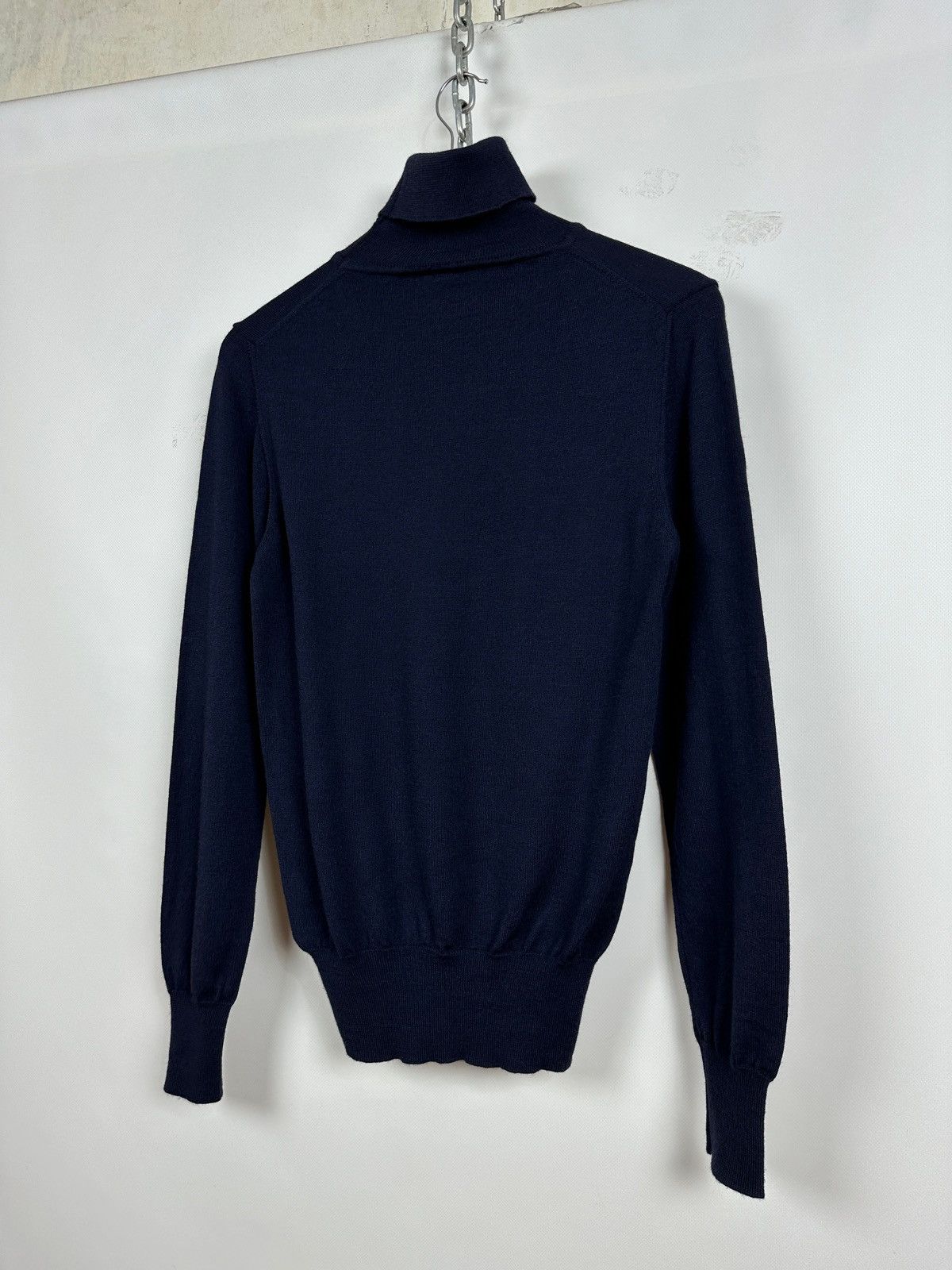 Vivienne Westwood Vivienne Westwood Navy Blue Turtleneck Wool Jumper Sweater Size US S / EU 44-46 / 1 - 13 Thumbnail